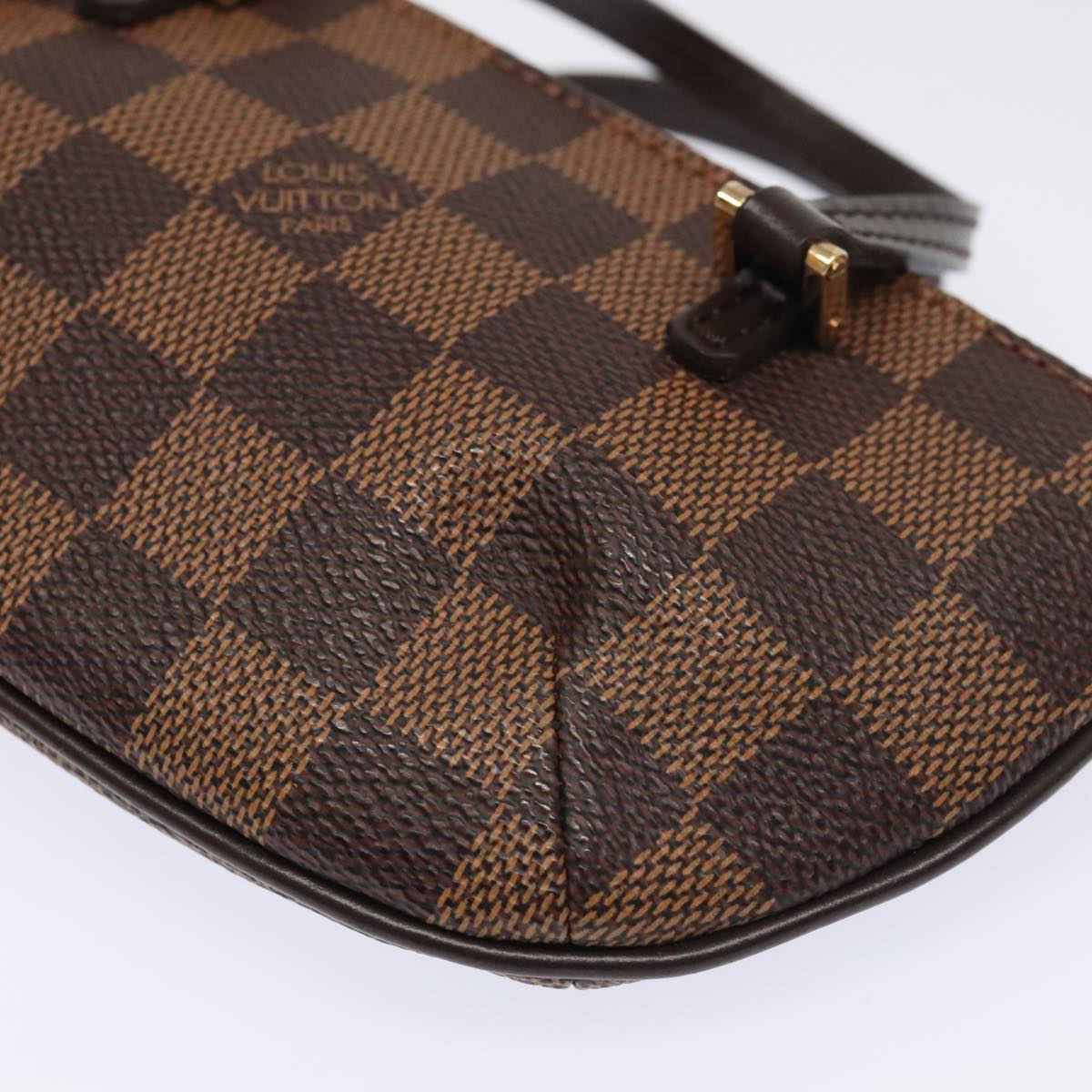 LOUIS VUITTON Damier Ebene Manosque GM Accessory Pouch N51120 LV Auth 93698SAV