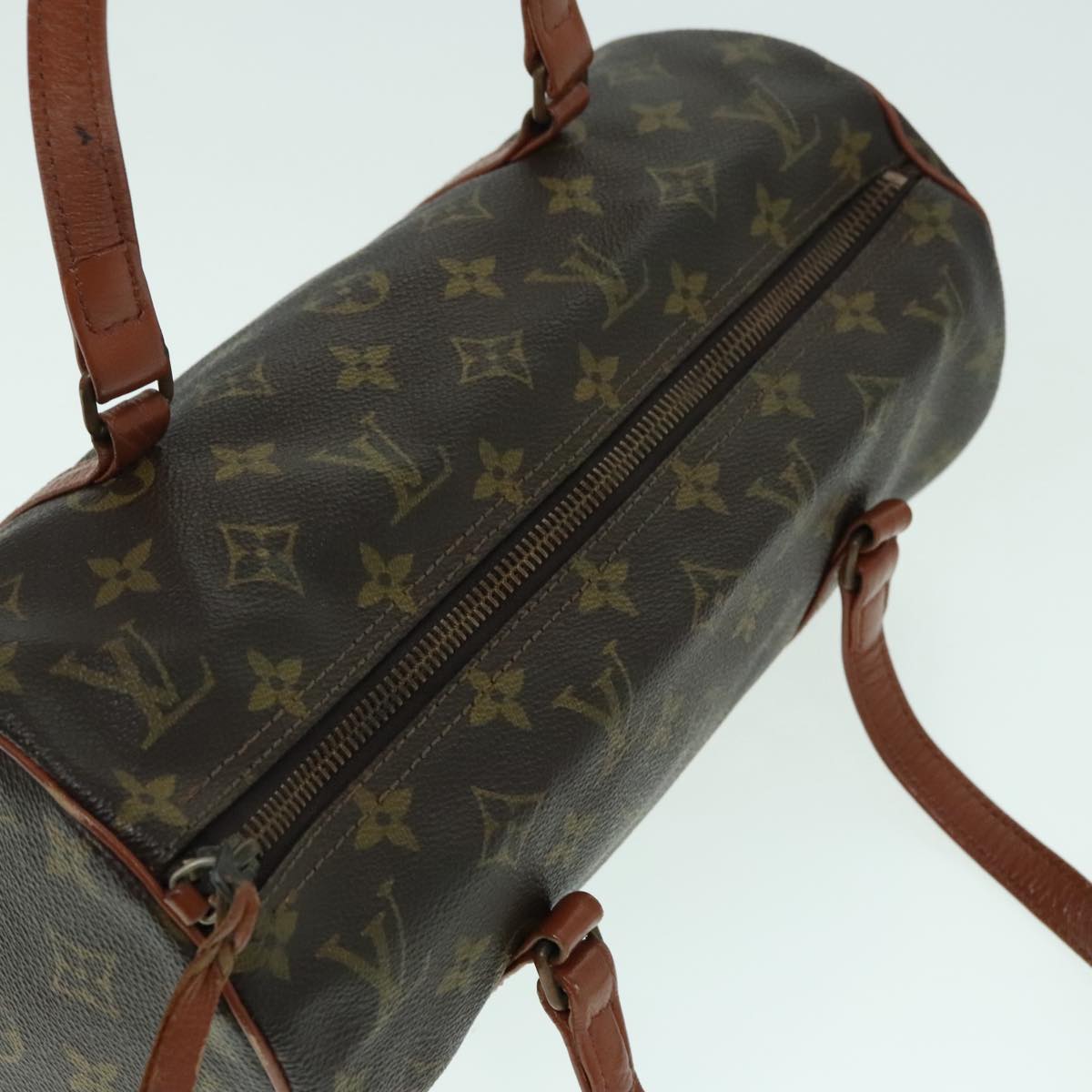 LOUIS VUITTON Monogram Papillon 30 Hand Bag M51385 LV Auth 93715