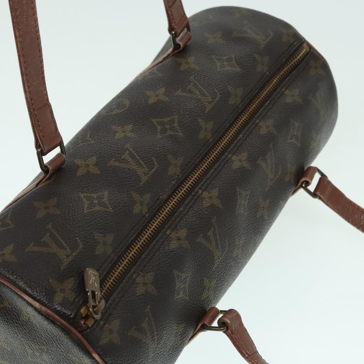 LOUIS VUITTON Monogram Papillon 30 Hand Bag M51385 LV Auth 93716