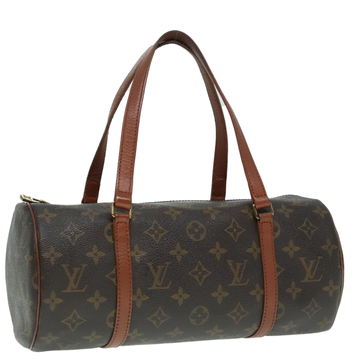 LOUIS VUITTON Monogram Papillon 30 Hand Bag M51385 LV Auth 93717