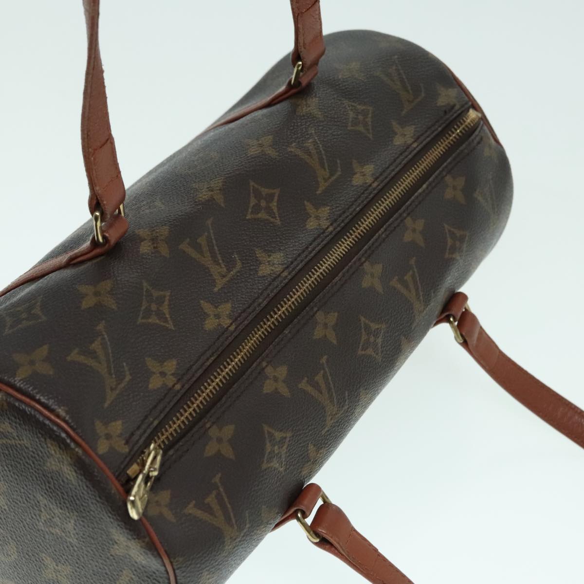 LOUIS VUITTON Monogram Papillon 30 Hand Bag M51385 LV Auth 93717