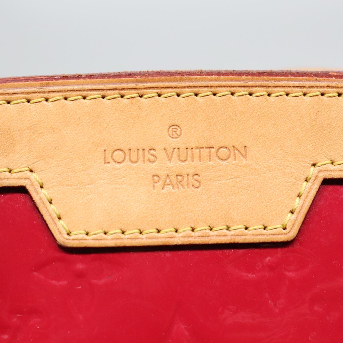 LOUIS VUITTON Monogram Vernis Blair MM Hand Bag Griyacht M90233 LV Auth 93760