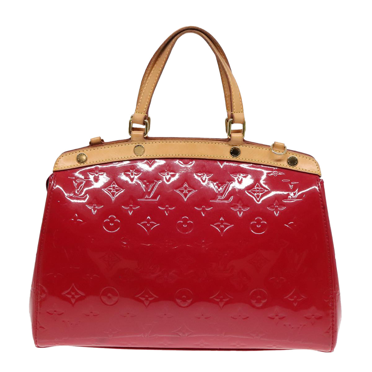 LOUIS VUITTON Monogram Vernis Blair MM Hand Bag Griyacht M90233 LV Auth 93760