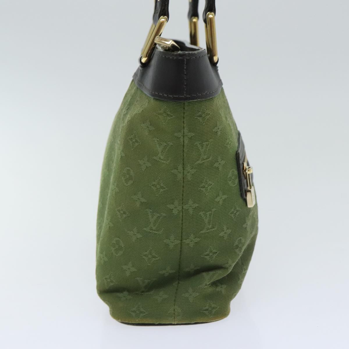 LOUIS VUITTON Monogram Mini Lucille PM Hand Bag TST Khaki M92682 LV Auth 93765