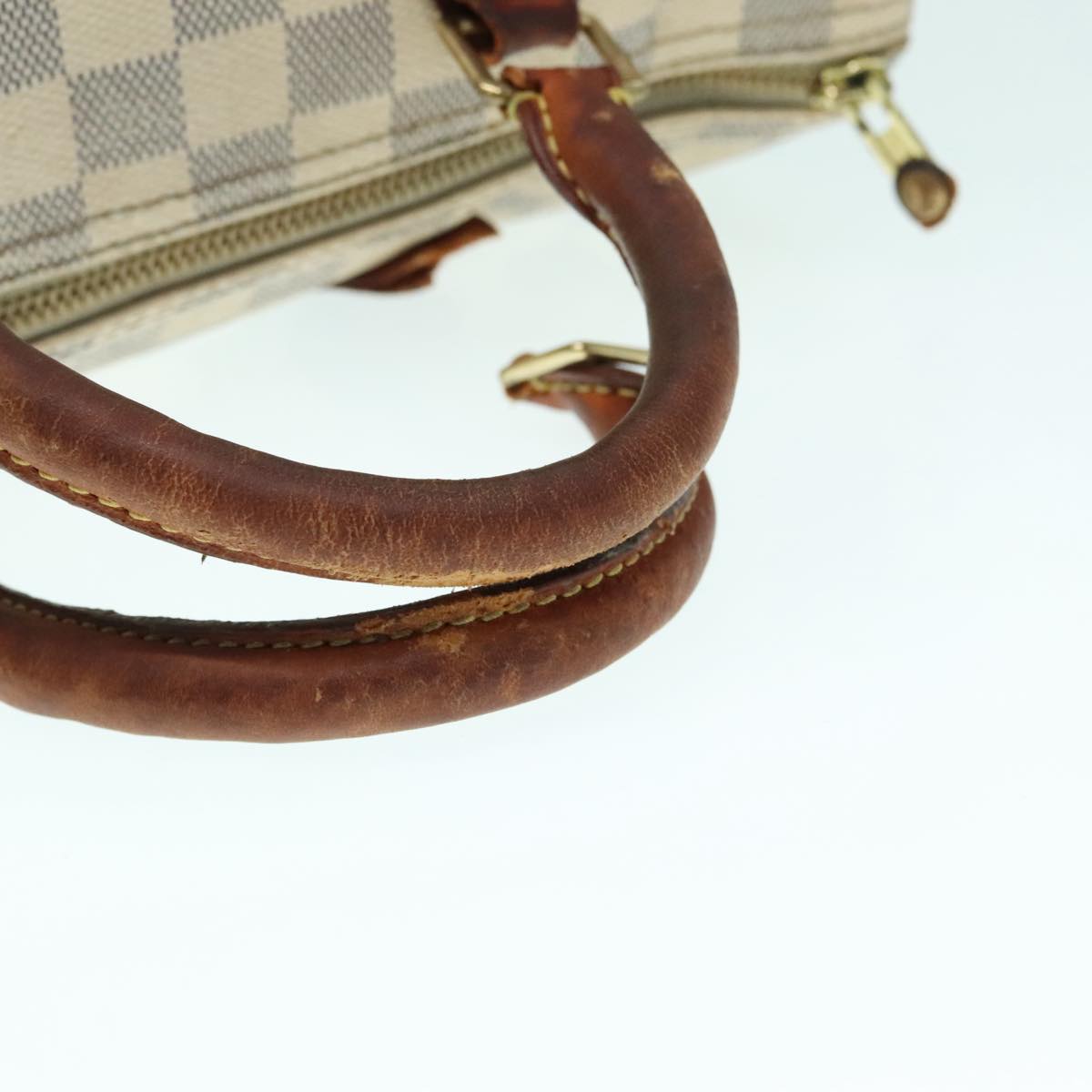 LOUIS VUITTON Damier Azur Speedy 30 Hand Bag N41533 LV Auth 93771