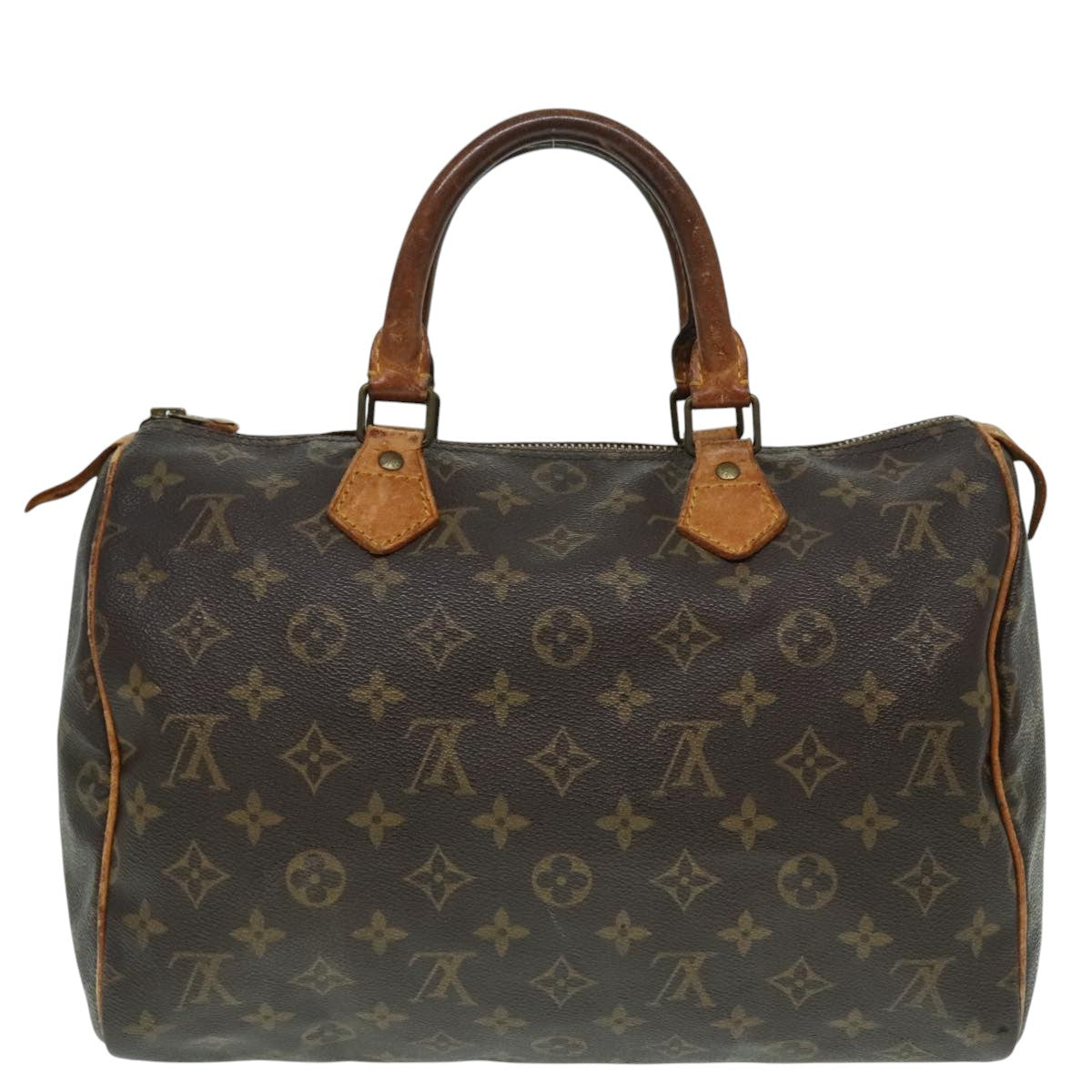 LOUIS VUITTON Monogram Speedy 30 Hand Bag M41526 LV Auth 93772