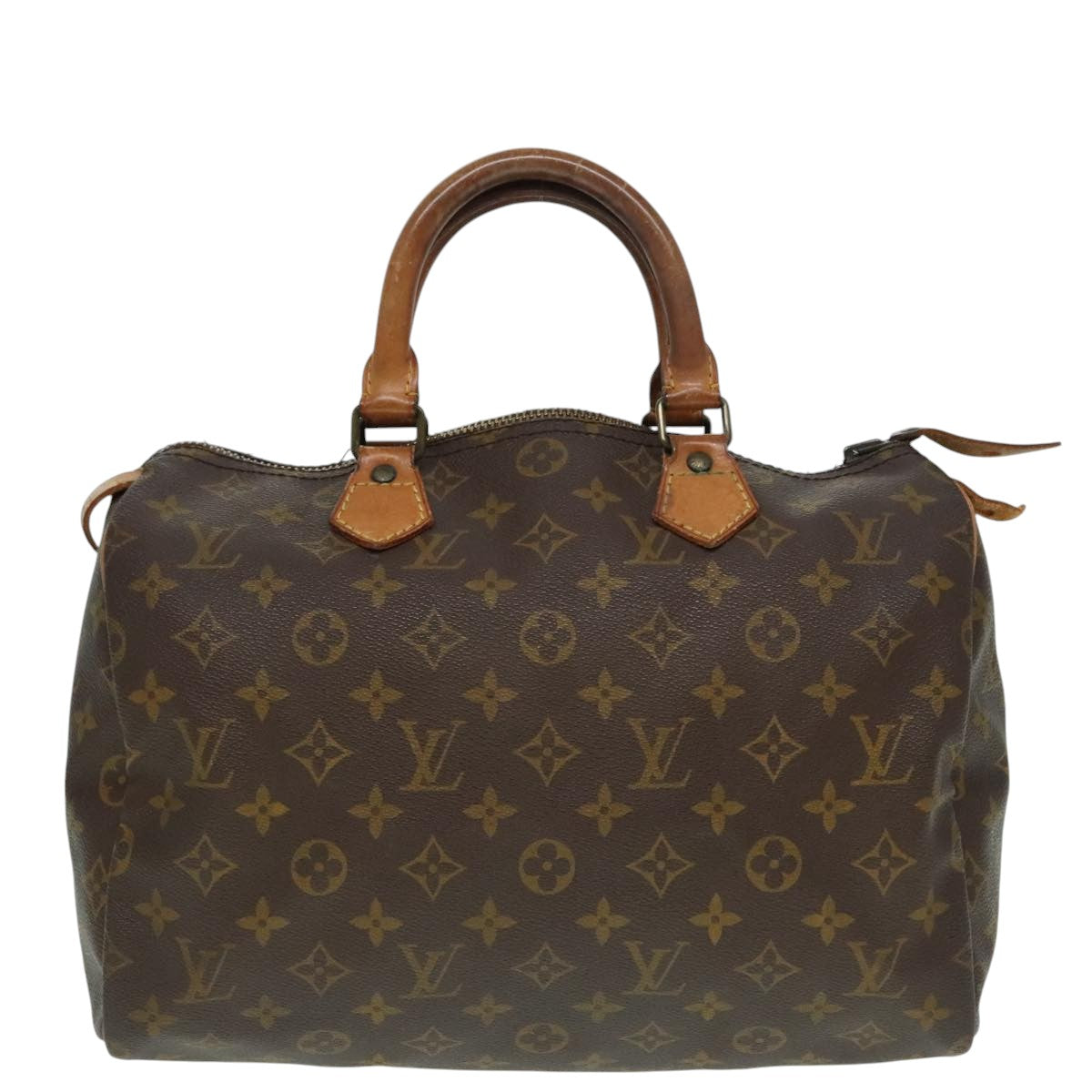 LOUIS VUITTON Monogram Speedy 30 Hand Bag M41526 LV Auth 93773