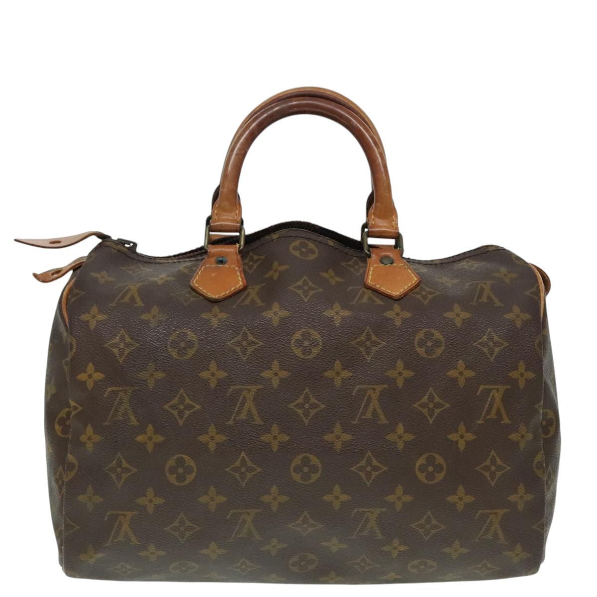 LOUIS VUITTON Monogram Speedy 30 Hand Bag M41526 LV Auth 93773