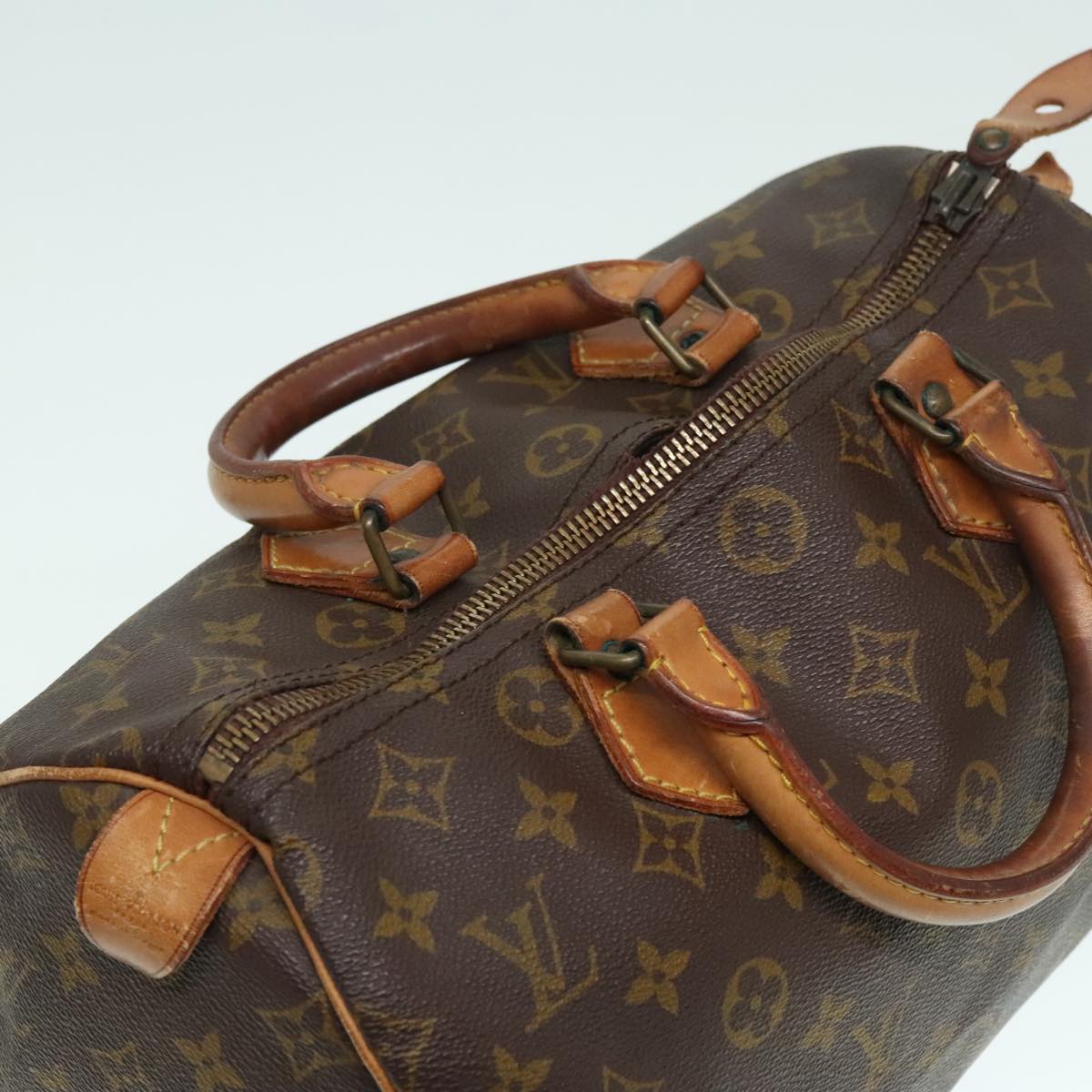 LOUIS VUITTON Monogram Speedy 30 Hand Bag M41526 LV Auth 93773