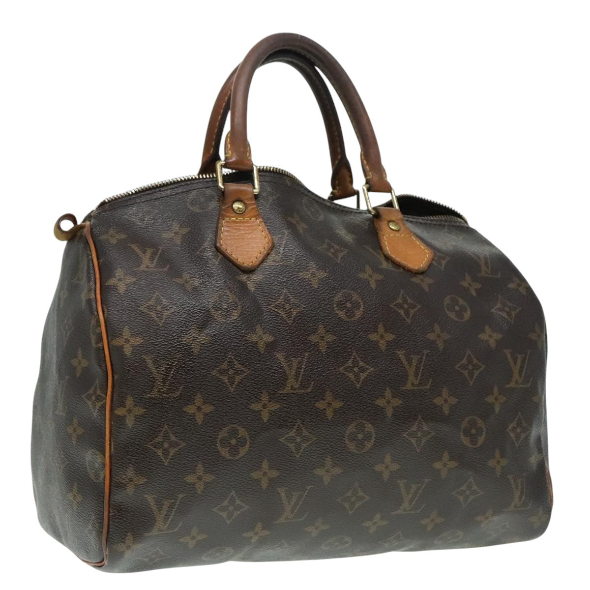 LOUIS VUITTON Monogram Speedy 30 Hand Bag M41526 LV Auth 93774