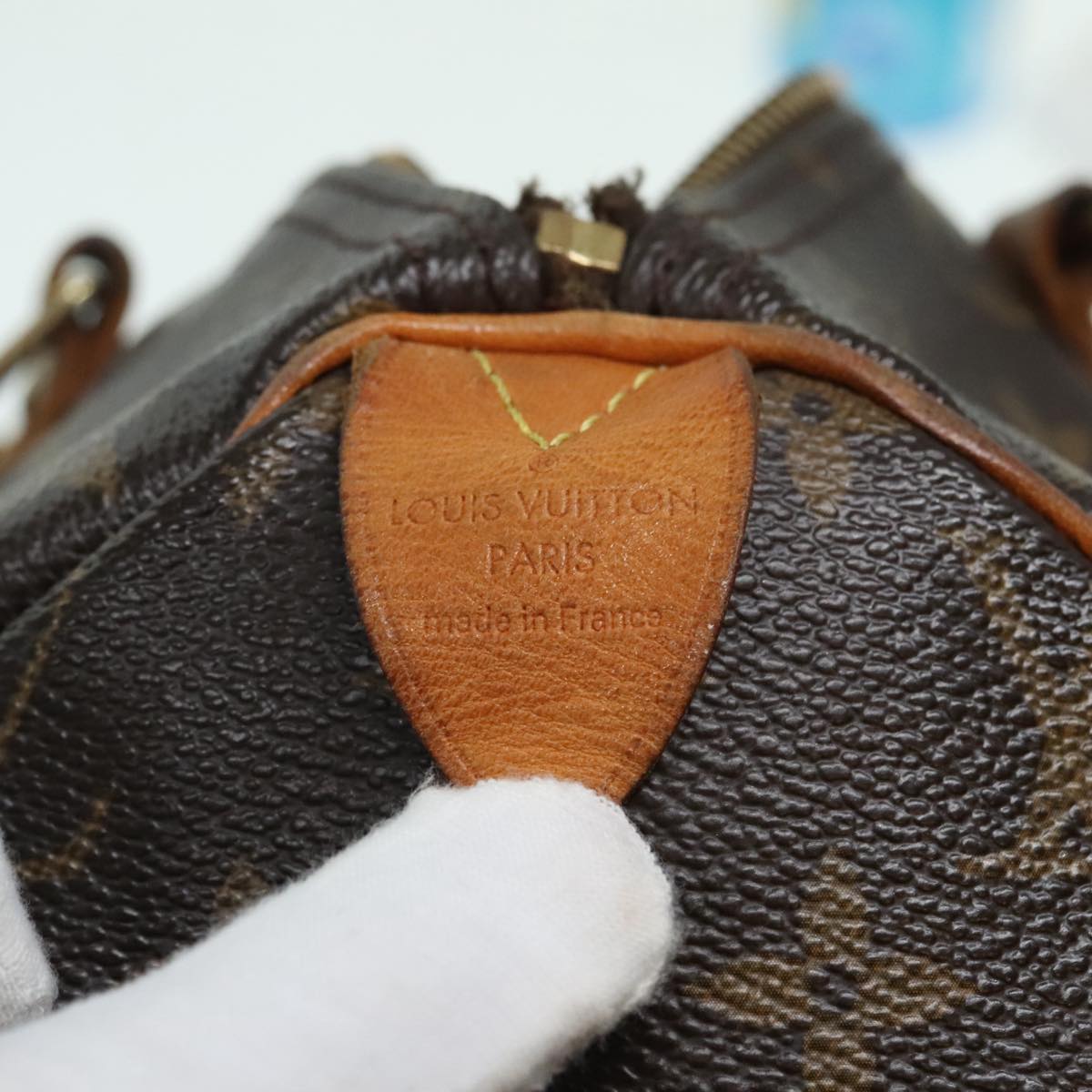 LOUIS VUITTON Monogram Speedy 30 Hand Bag M41526 LV Auth 93774