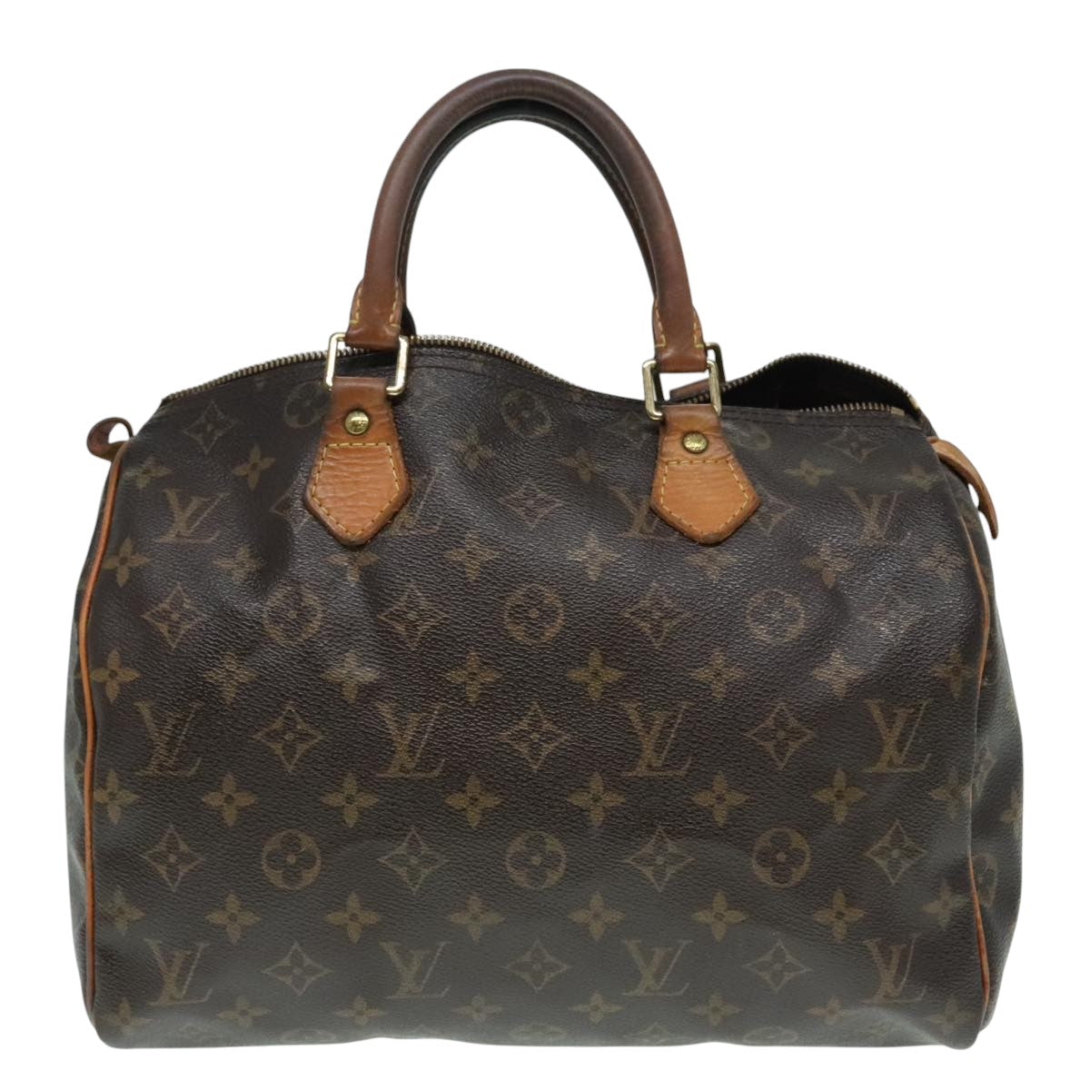 LOUIS VUITTON Monogram Speedy 30 Hand Bag M41526 LV Auth 93774