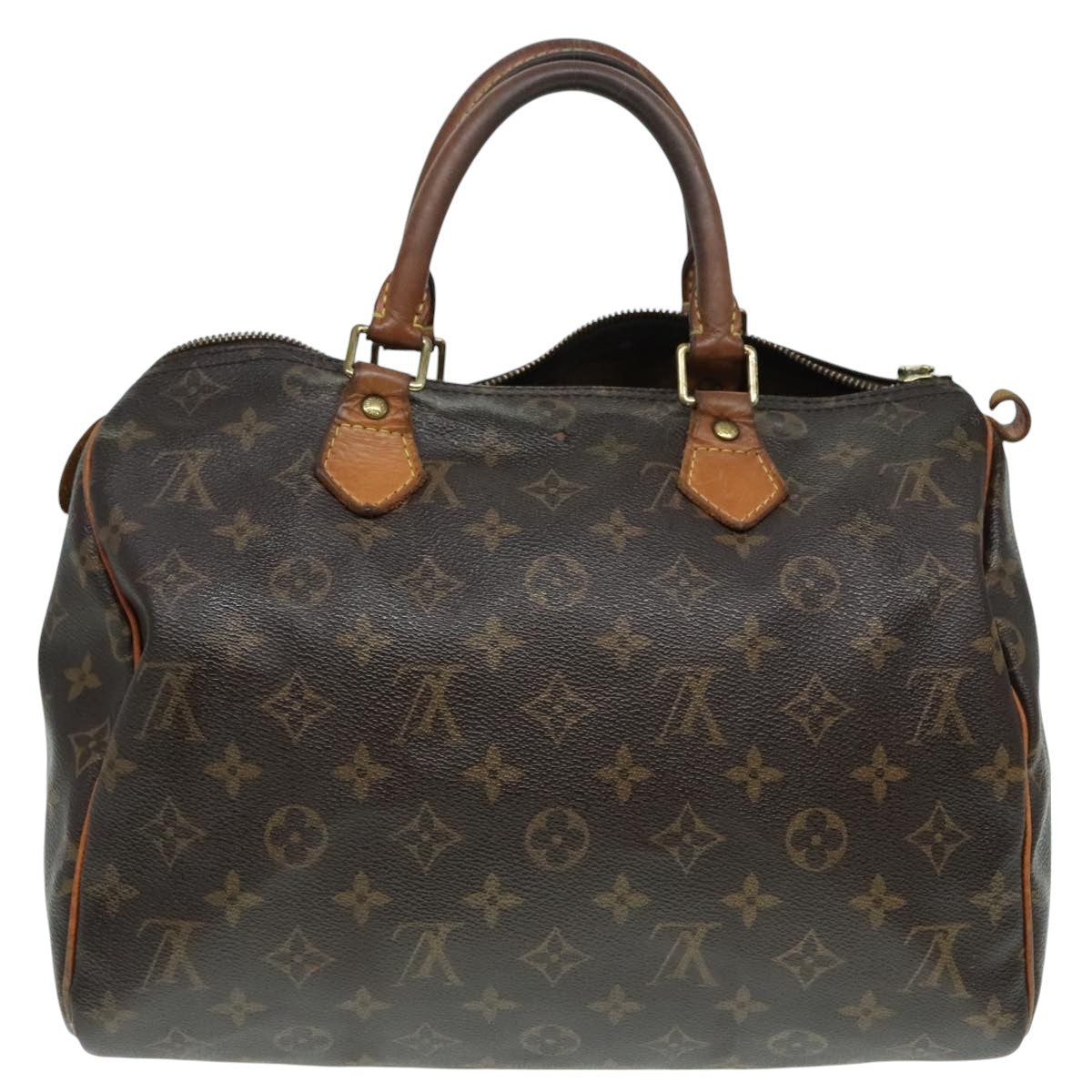 LOUIS VUITTON Monogram Speedy 30 Hand Bag M41526 LV Auth 93774