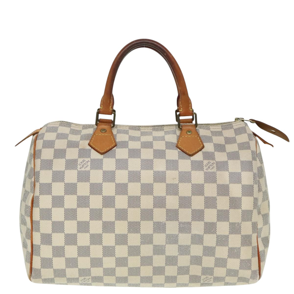 LOUIS VUITTON Damier Azur Speedy 30 Hand Bag N41533 LV Auth 93775