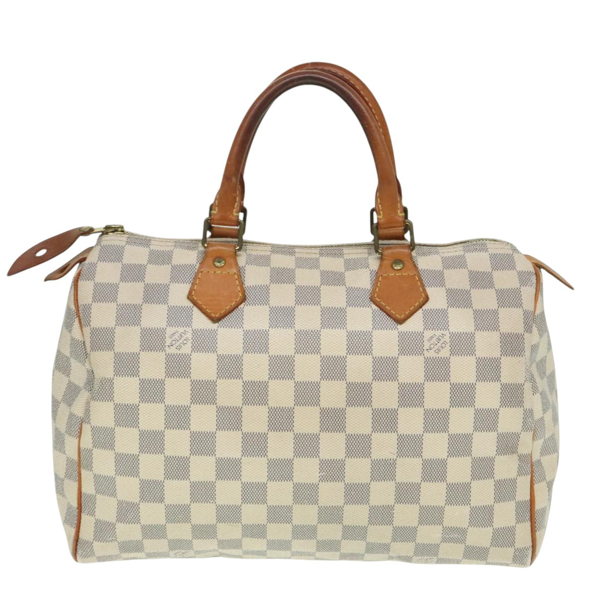 LOUIS VUITTON Damier Azur Speedy 30 Hand Bag N41533 LV Auth 93775