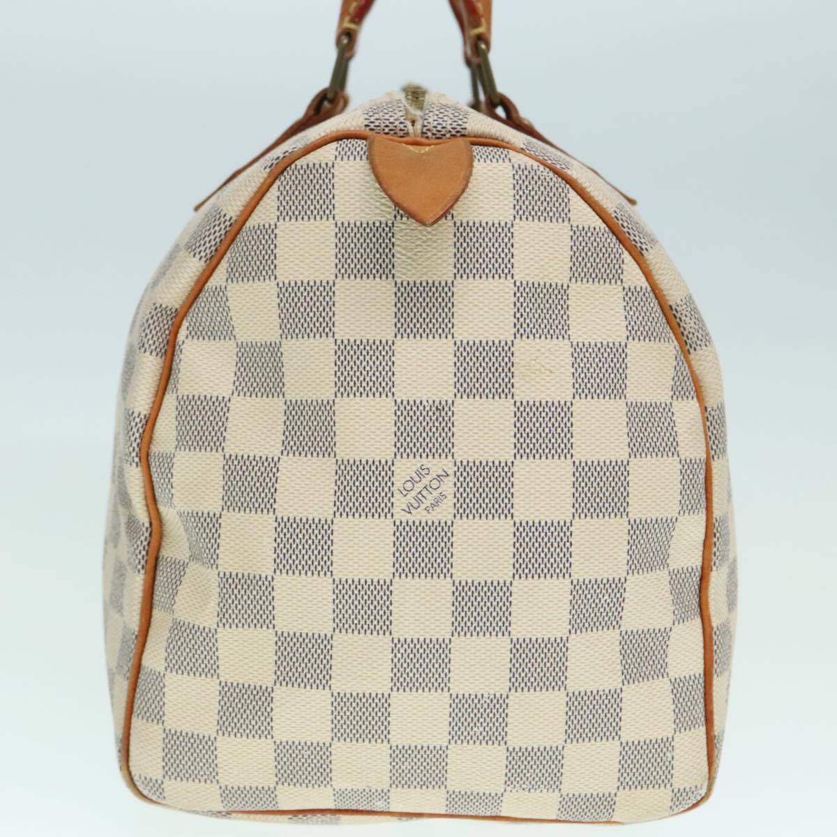 LOUIS VUITTON Damier Azur Speedy 30 Hand Bag N41533 LV Auth 93775