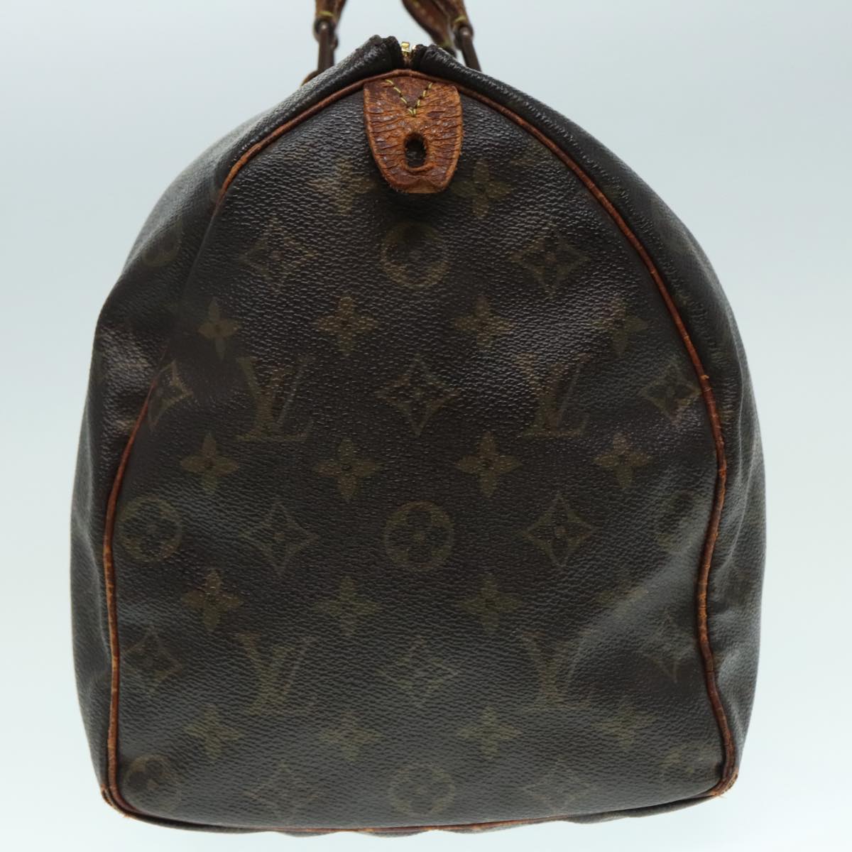 LOUIS VUITTON Monogram Speedy 35 Hand Bag M41524 LV Auth 93776