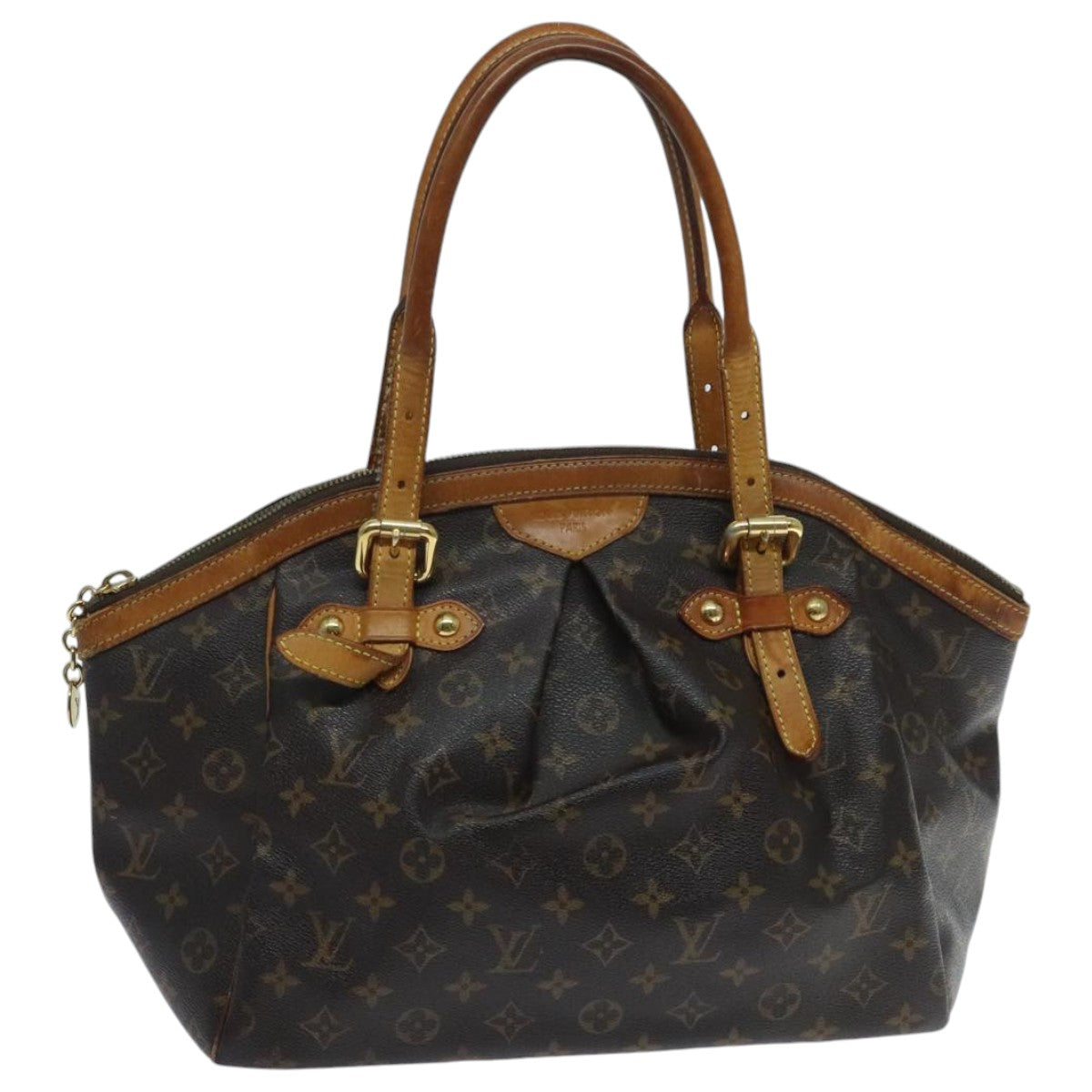 LOUIS VUITTON Monogram Tivori GM Hand Bag M40144 LV Auth 93778