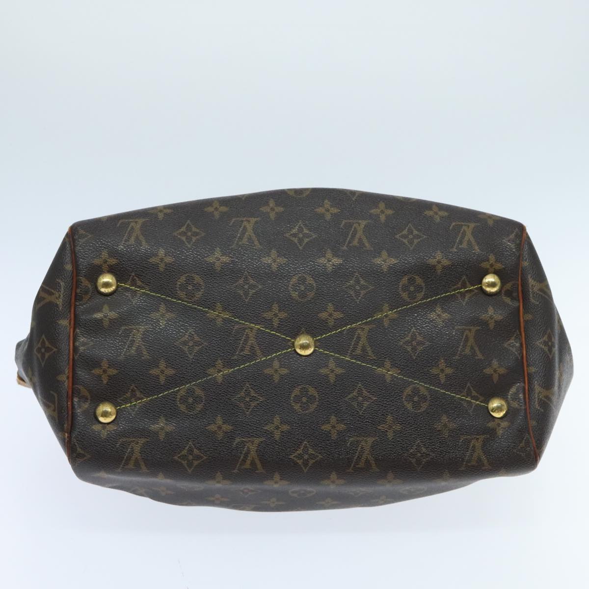 LOUIS VUITTON Monogram Tivori GM Hand Bag M40144 LV Auth 93778