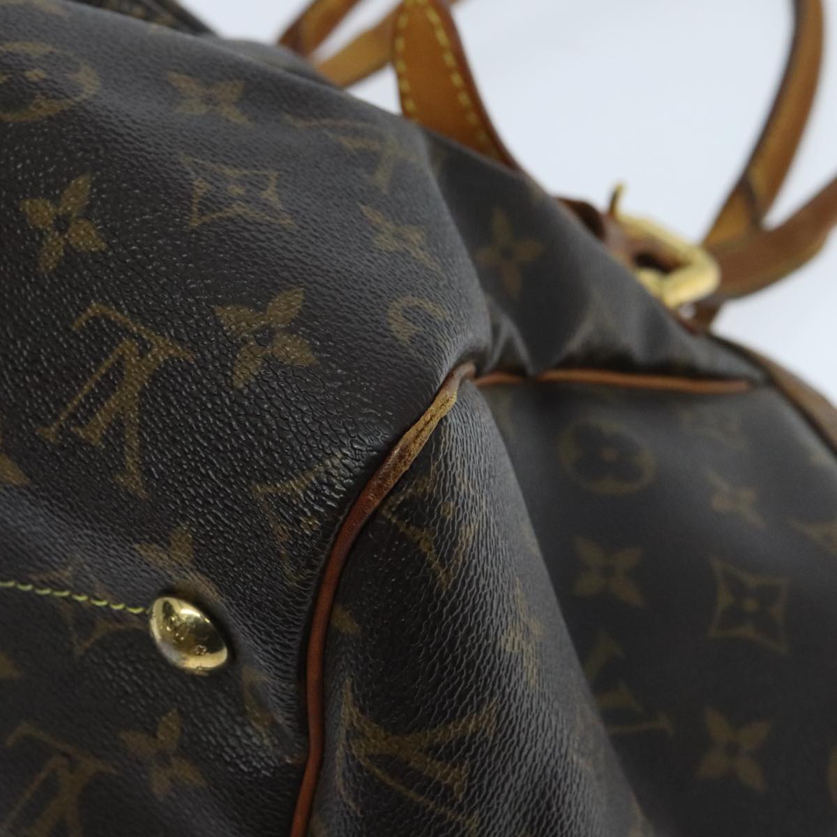 LOUIS VUITTON Monogram Tivori GM Hand Bag M40144 LV Auth 93778