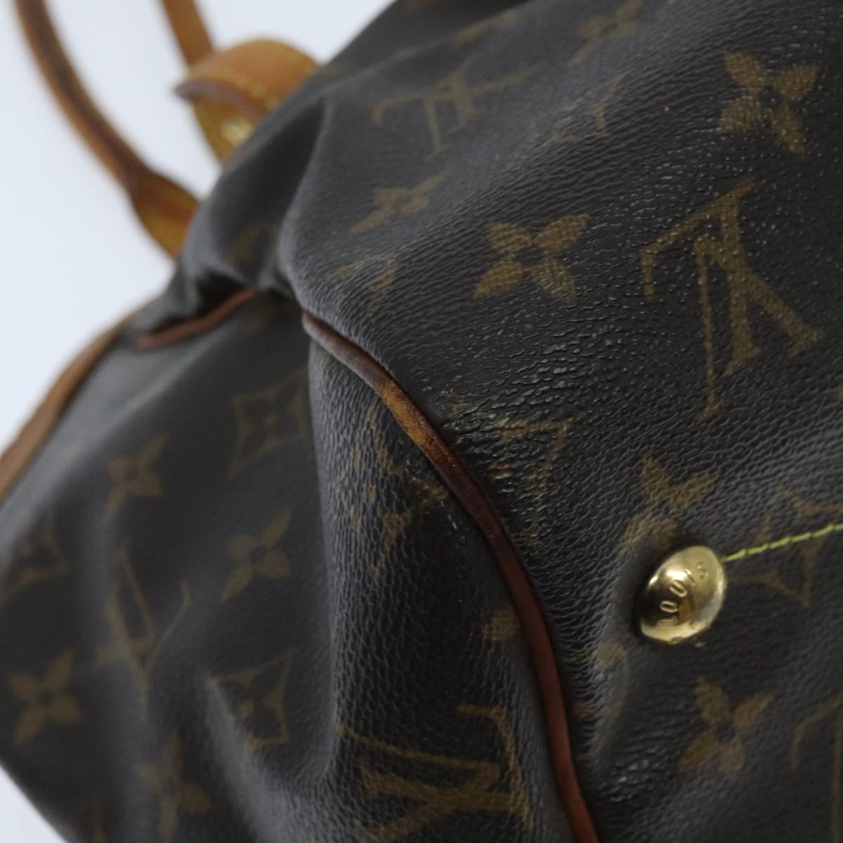 LOUIS VUITTON Monogram Tivori GM Hand Bag M40144 LV Auth 93778