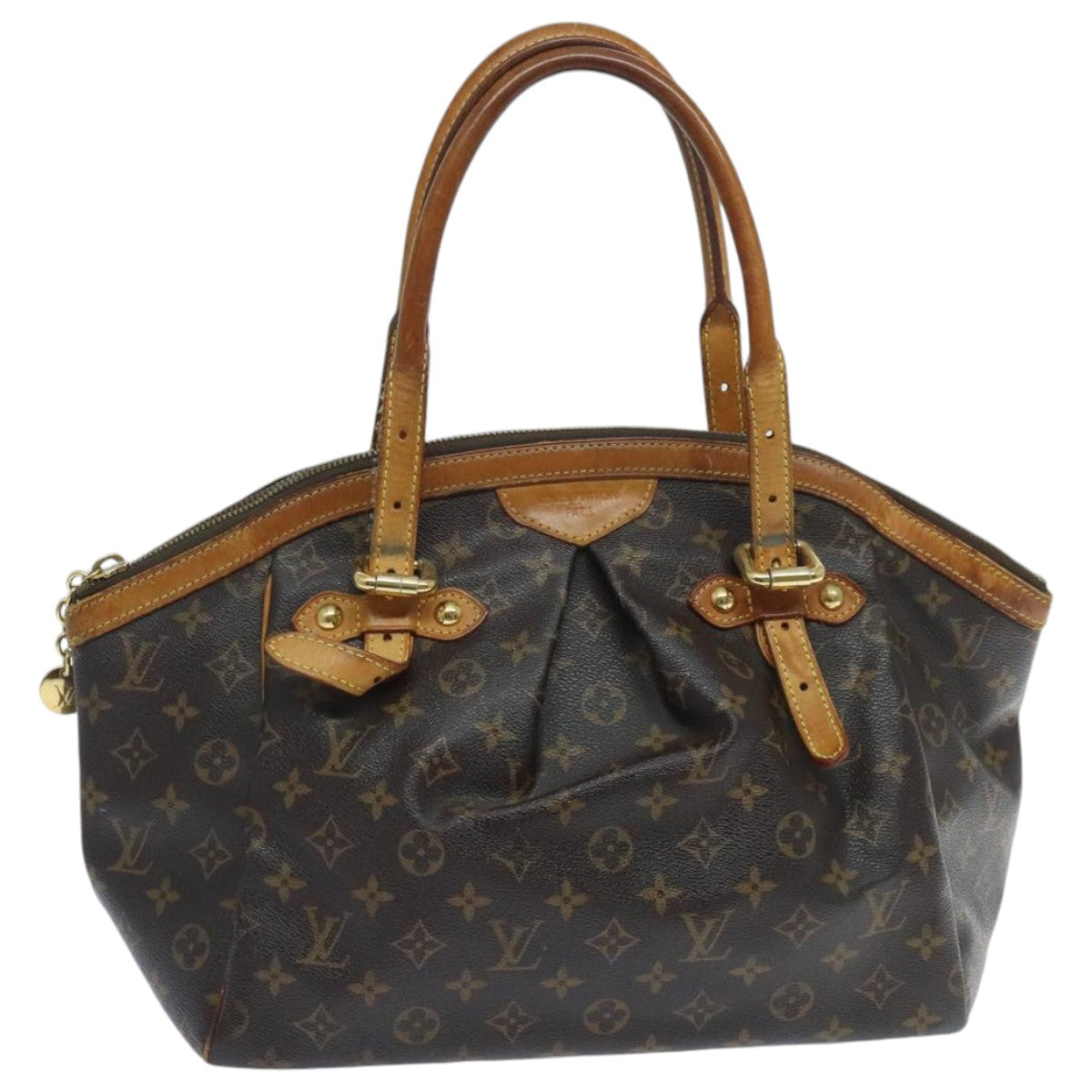 LOUIS VUITTON Monogram Tivori GM Hand Bag M40144 LV Auth 93778