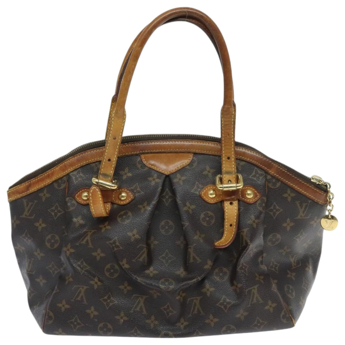 LOUIS VUITTON Monogram Tivori GM Hand Bag M40144 LV Auth 93778