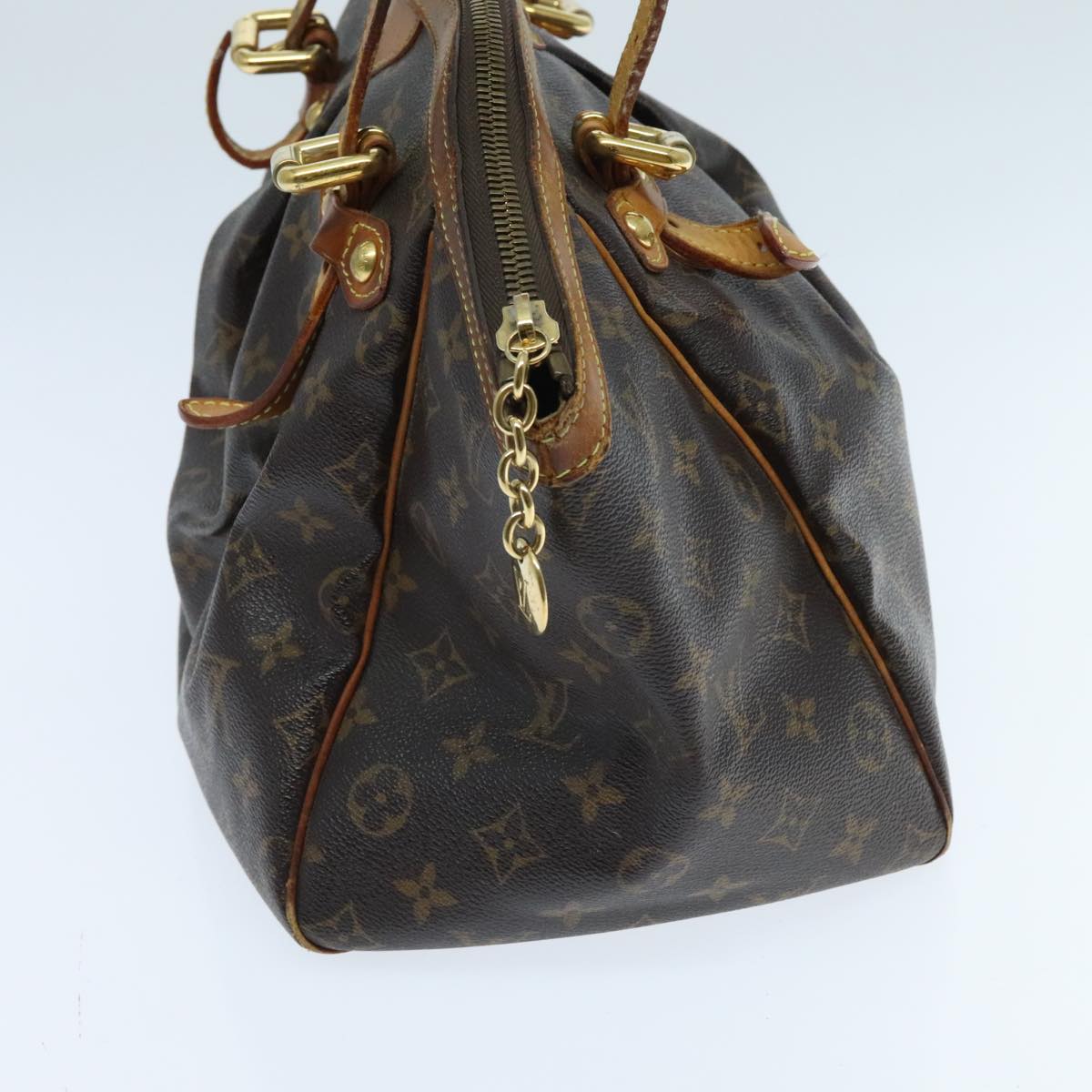 LOUIS VUITTON Monogram Tivori GM Hand Bag M40144 LV Auth 93778