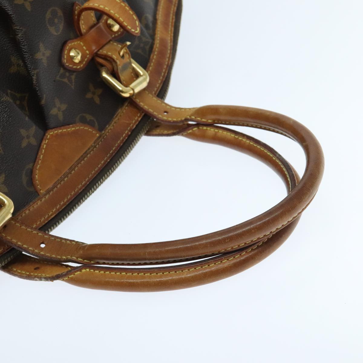 LOUIS VUITTON Monogram Tivori GM Hand Bag M40144 LV Auth 93778