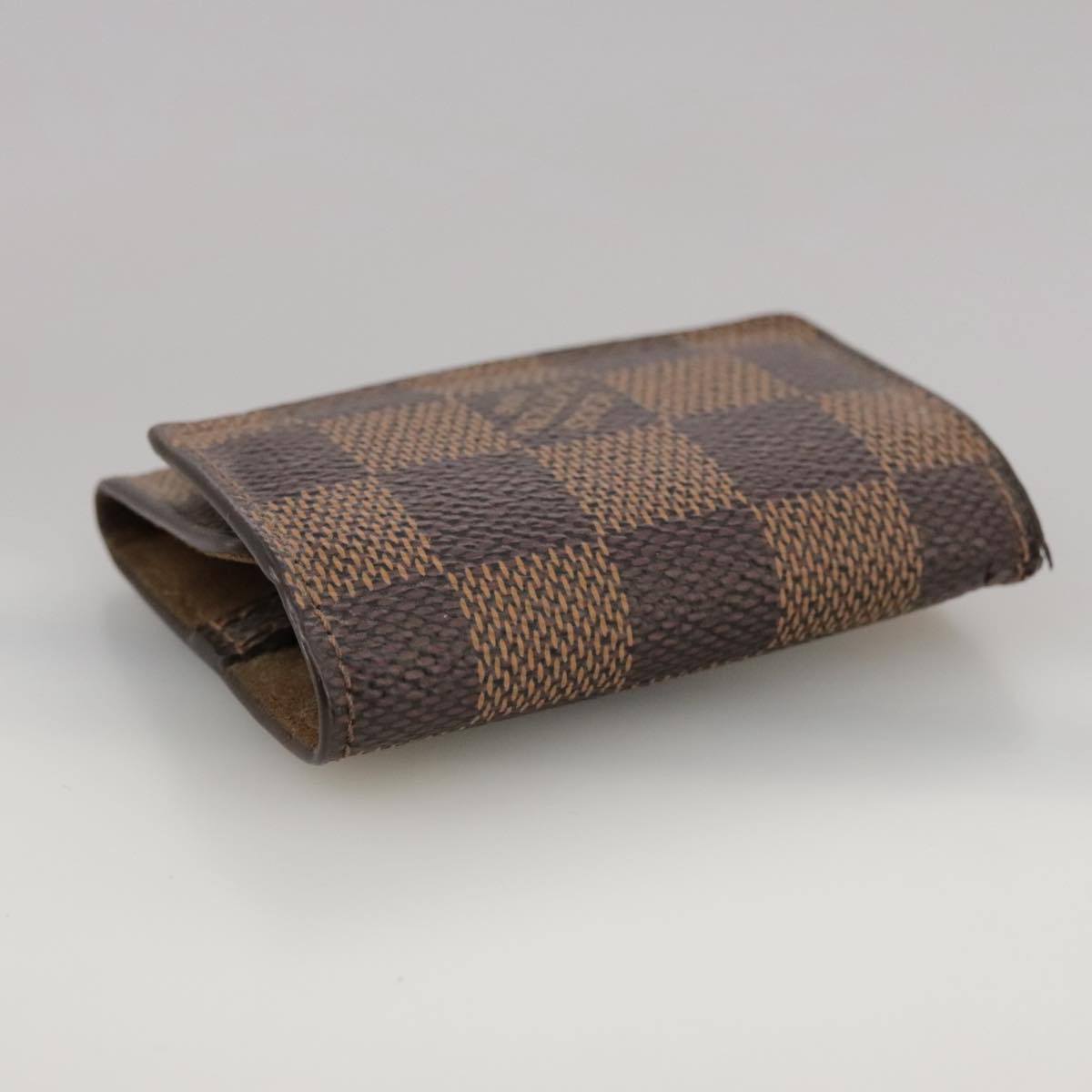 LOUIS VUITTON Damier Ebene Cuff Case LV Auth 93909