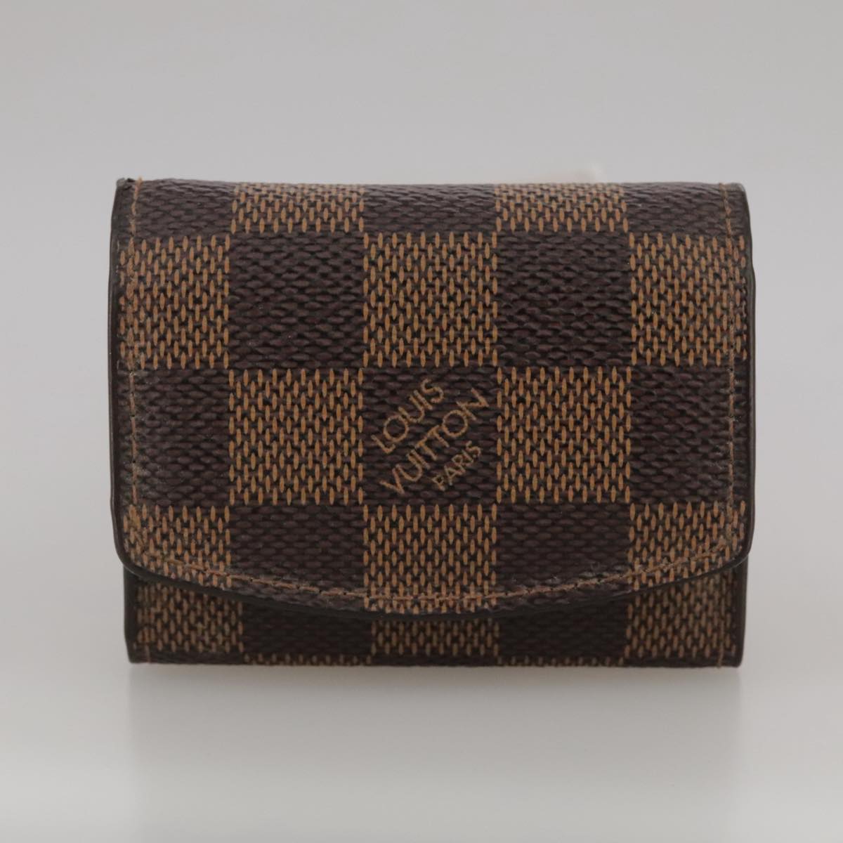 LOUIS VUITTON Damier Ebene Cuff Case LV Auth 93909