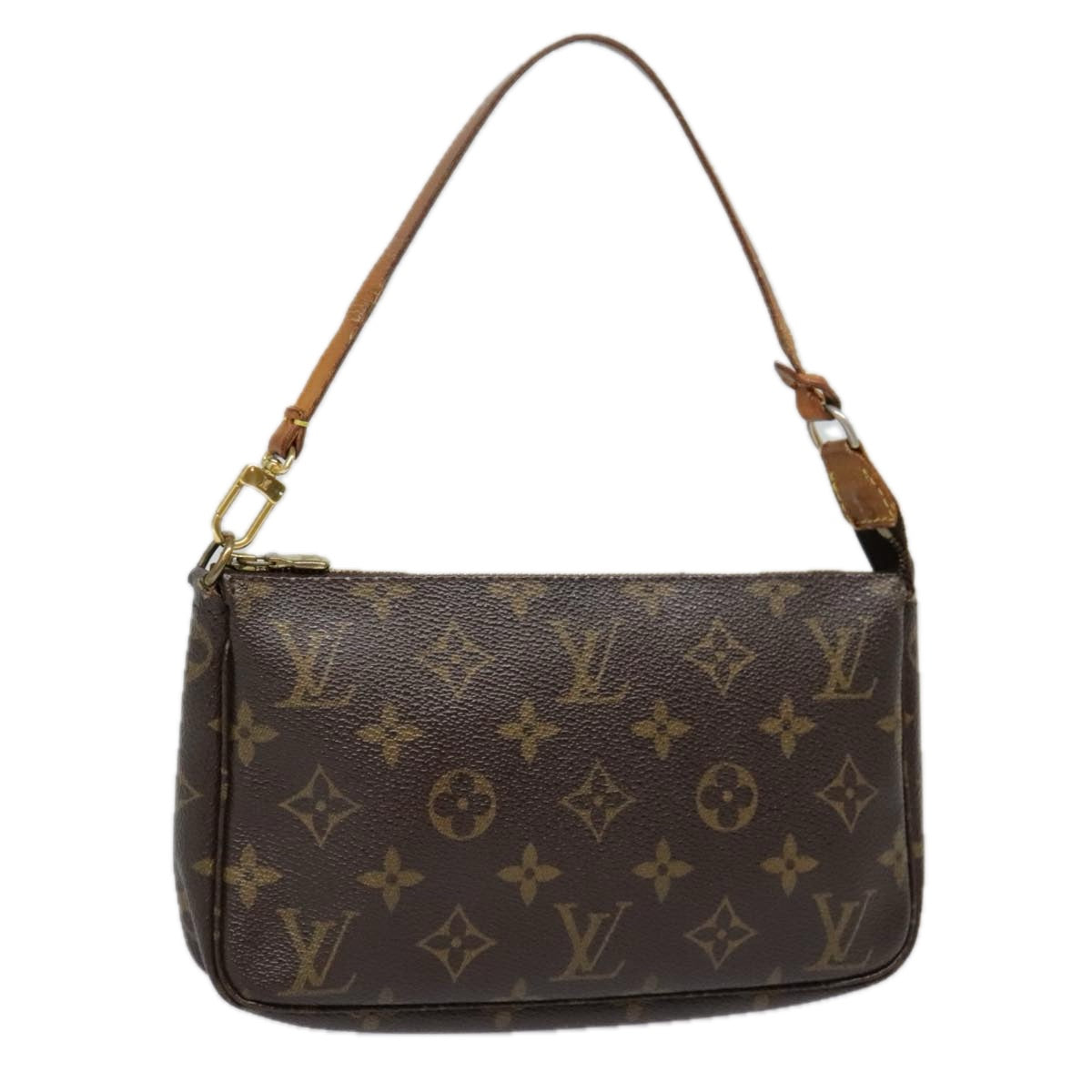 LOUIS VUITTON Monogram Pochette Accessoires Pouch M51980 LV Auth 93918