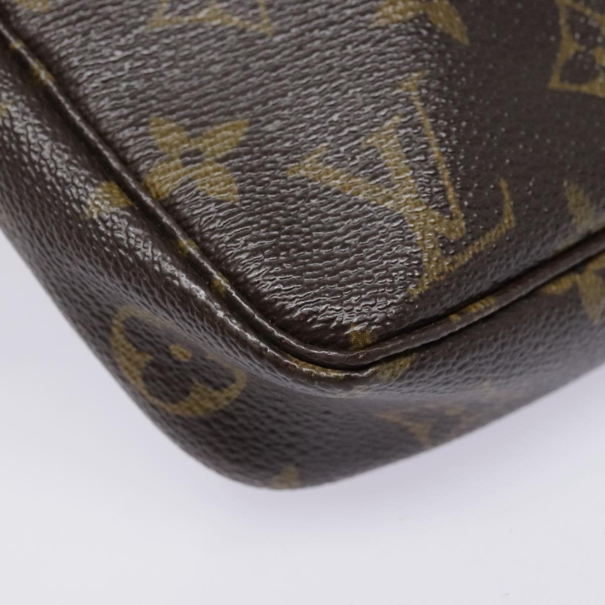 LOUIS VUITTON Monogram Pochette Accessoires Pouch M51980 LV Auth 93918