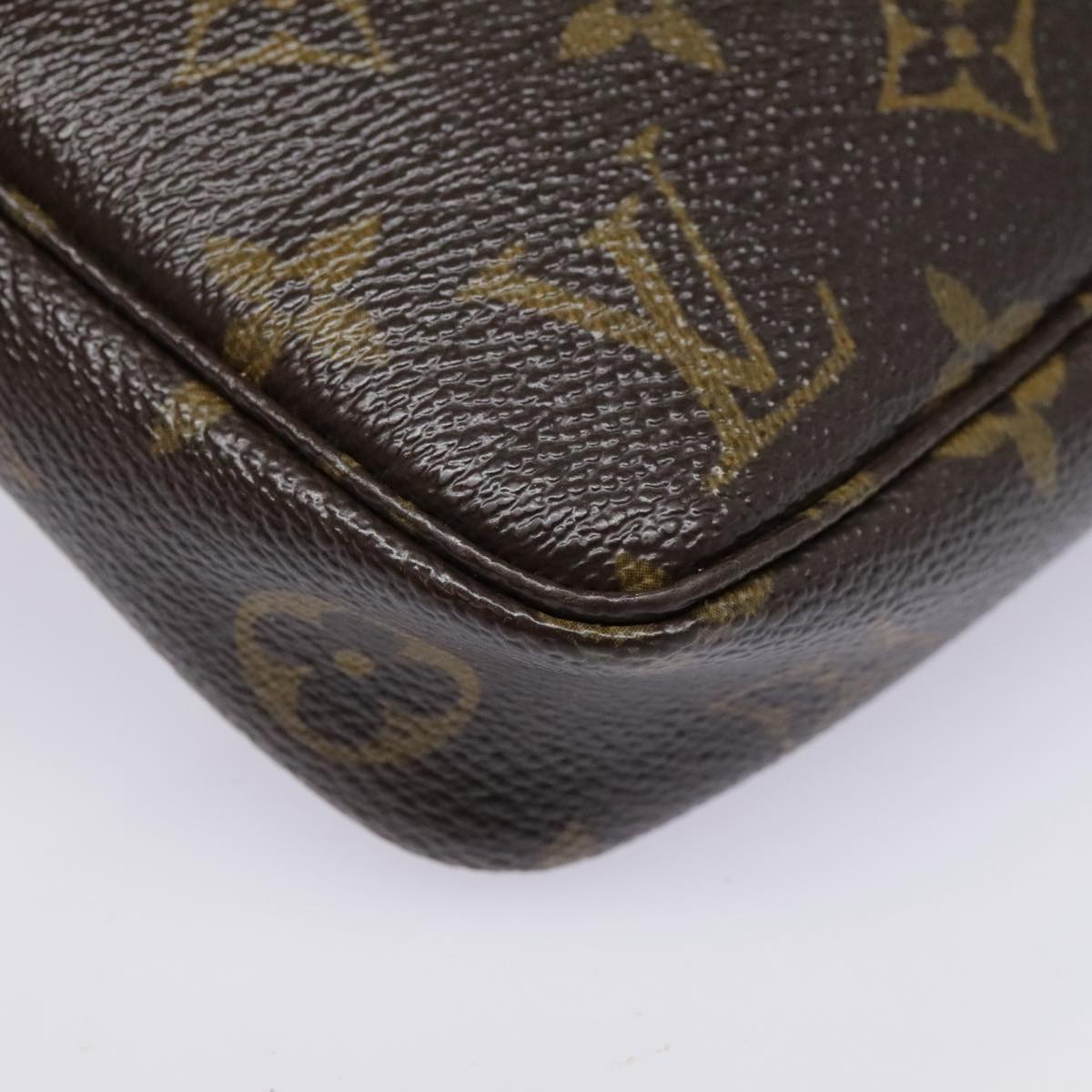 LOUIS VUITTON Monogram Pochette Accessoires Pouch M51980 LV Auth 93918