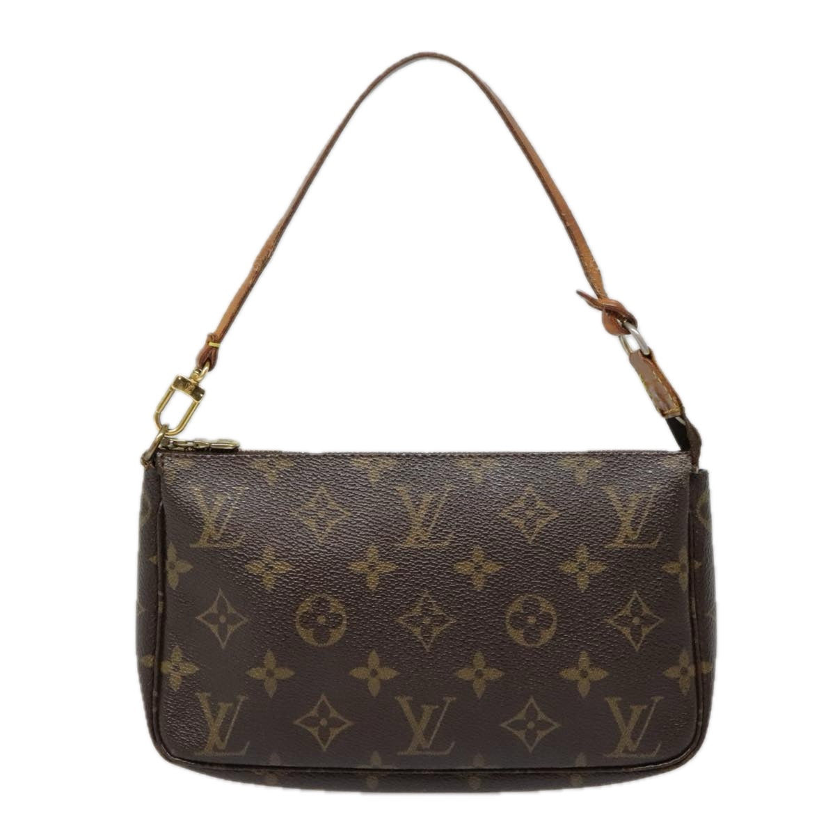 LOUIS VUITTON Monogram Pochette Accessoires Pouch M51980 LV Auth 93918