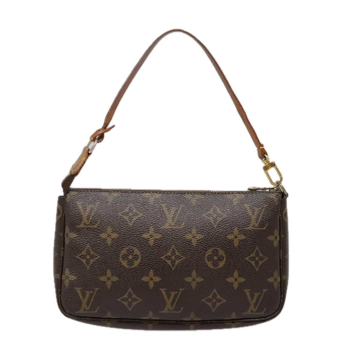 LOUIS VUITTON Monogram Pochette Accessoires Pouch M51980 LV Auth 93918