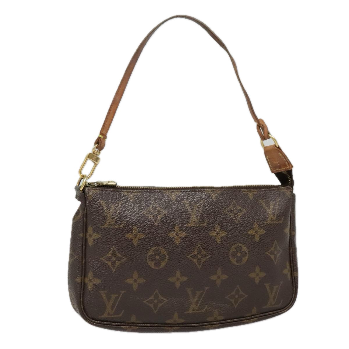 LOUIS VUITTON Monogram Pochette Accessoires Pouch M51980 LV Auth 93921