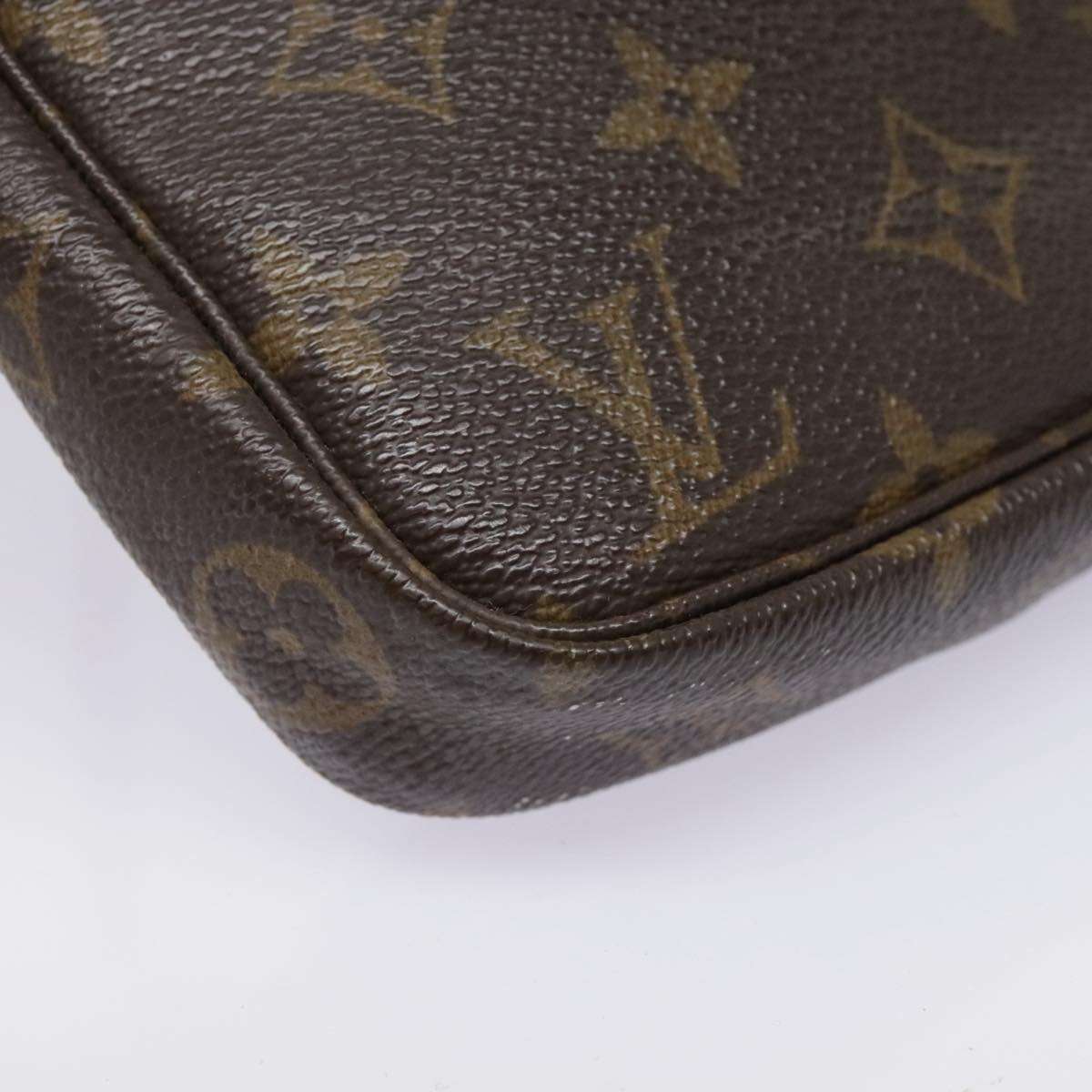 LOUIS VUITTON Monogram Pochette Accessoires Pouch M51980 LV Auth 93921