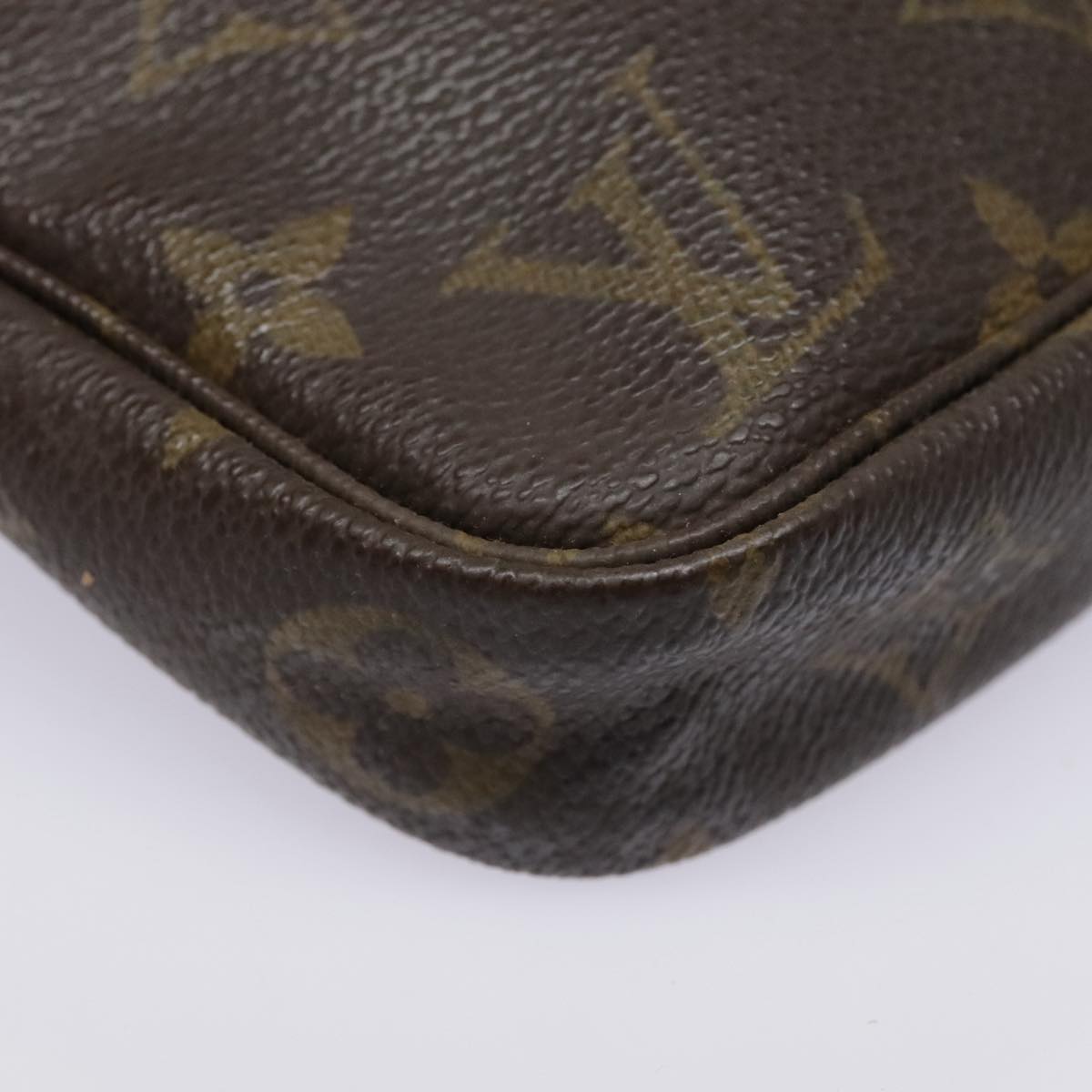 LOUIS VUITTON Monogram Pochette Accessoires Pouch M51980 LV Auth 93921