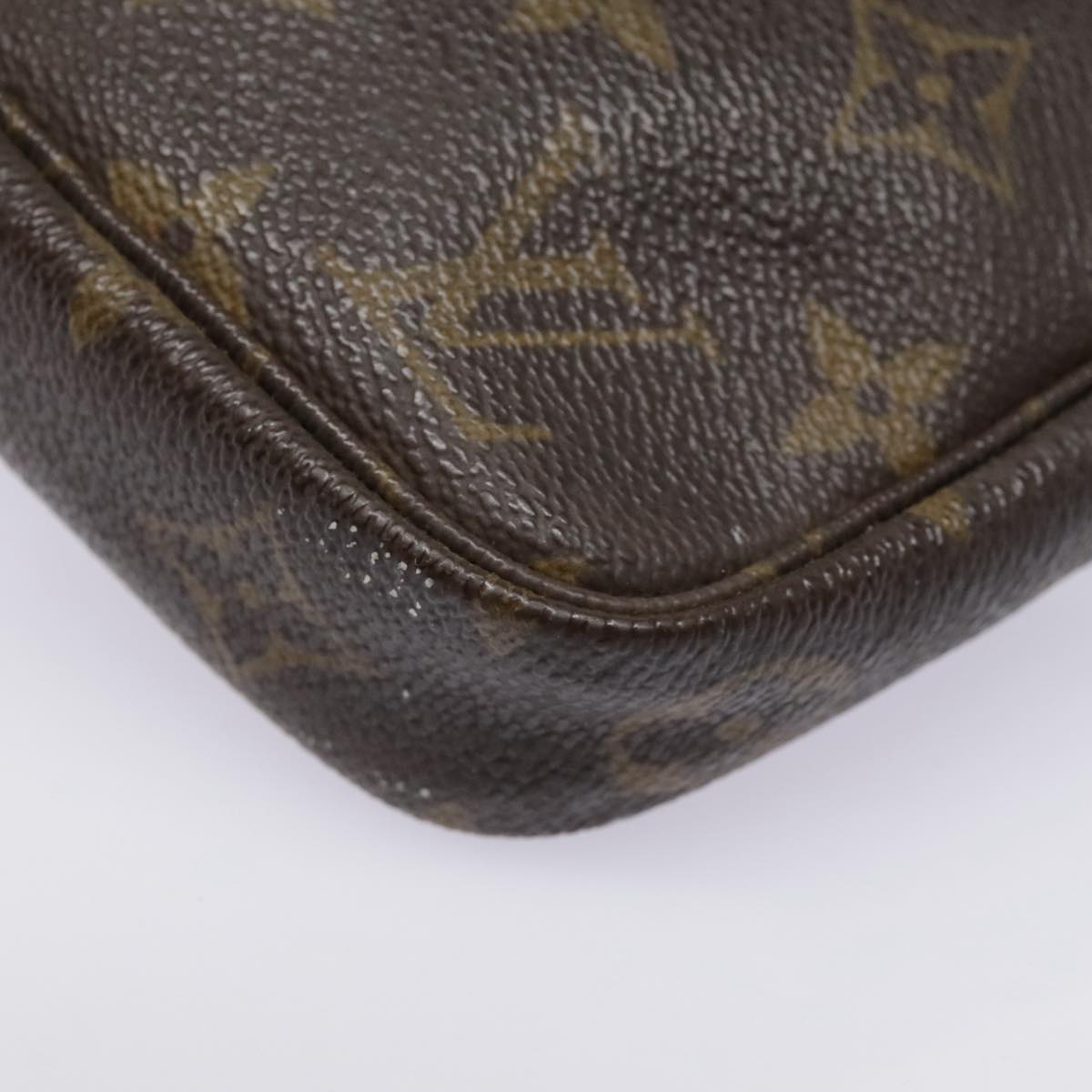 LOUIS VUITTON Monogram Pochette Accessoires Pouch M51980 LV Auth 93921