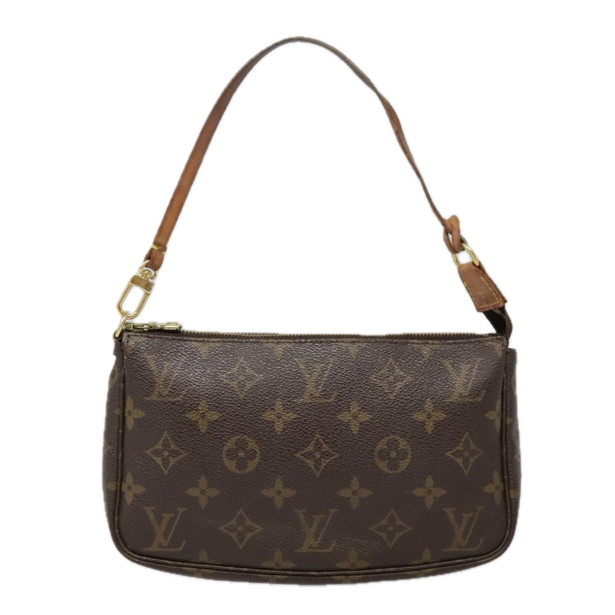 LOUIS VUITTON Monogram Pochette Accessoires Pouch M51980 LV Auth 93921