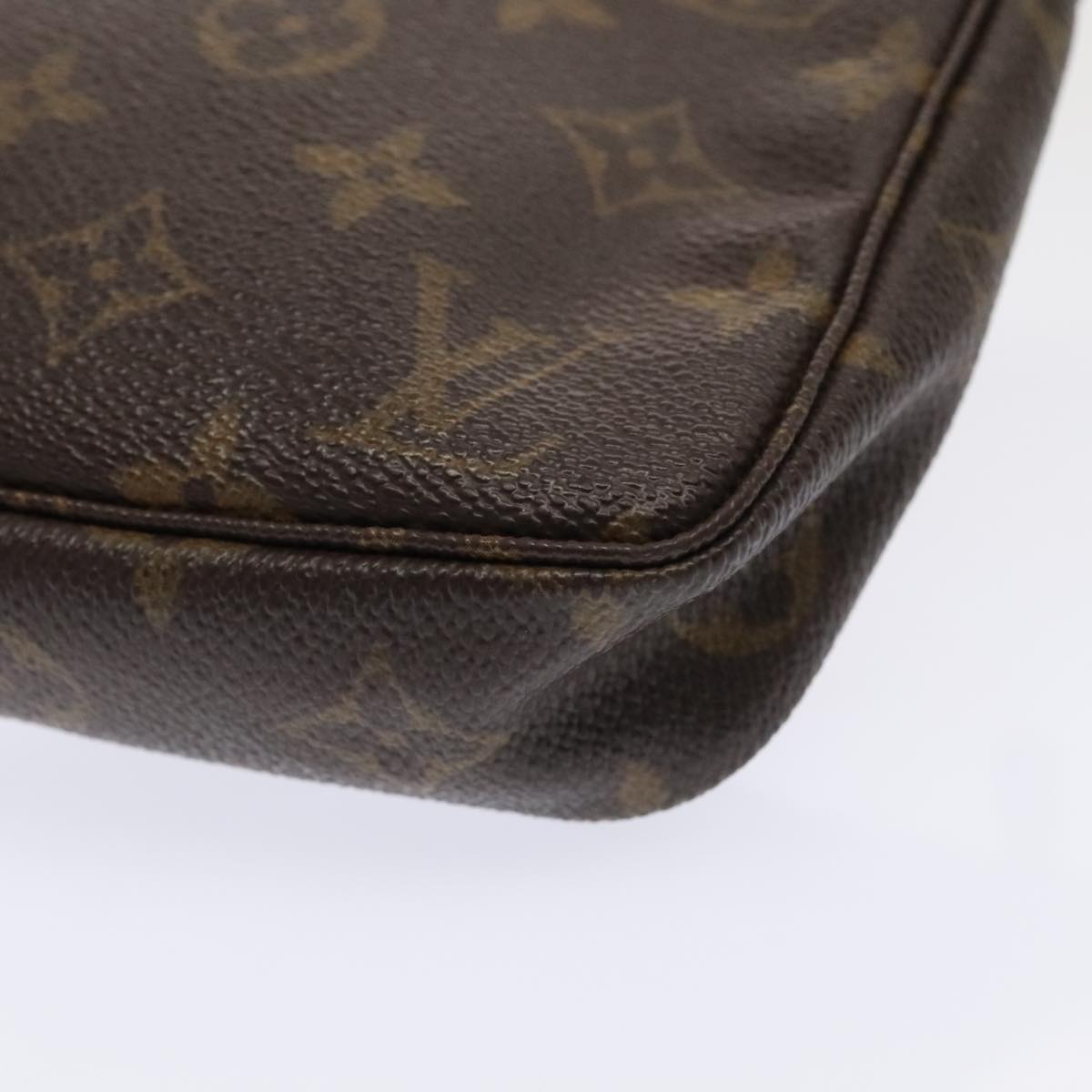 LOUIS VUITTON Monogram Pochette Accessoires Pouch M51980 LV Auth 93922