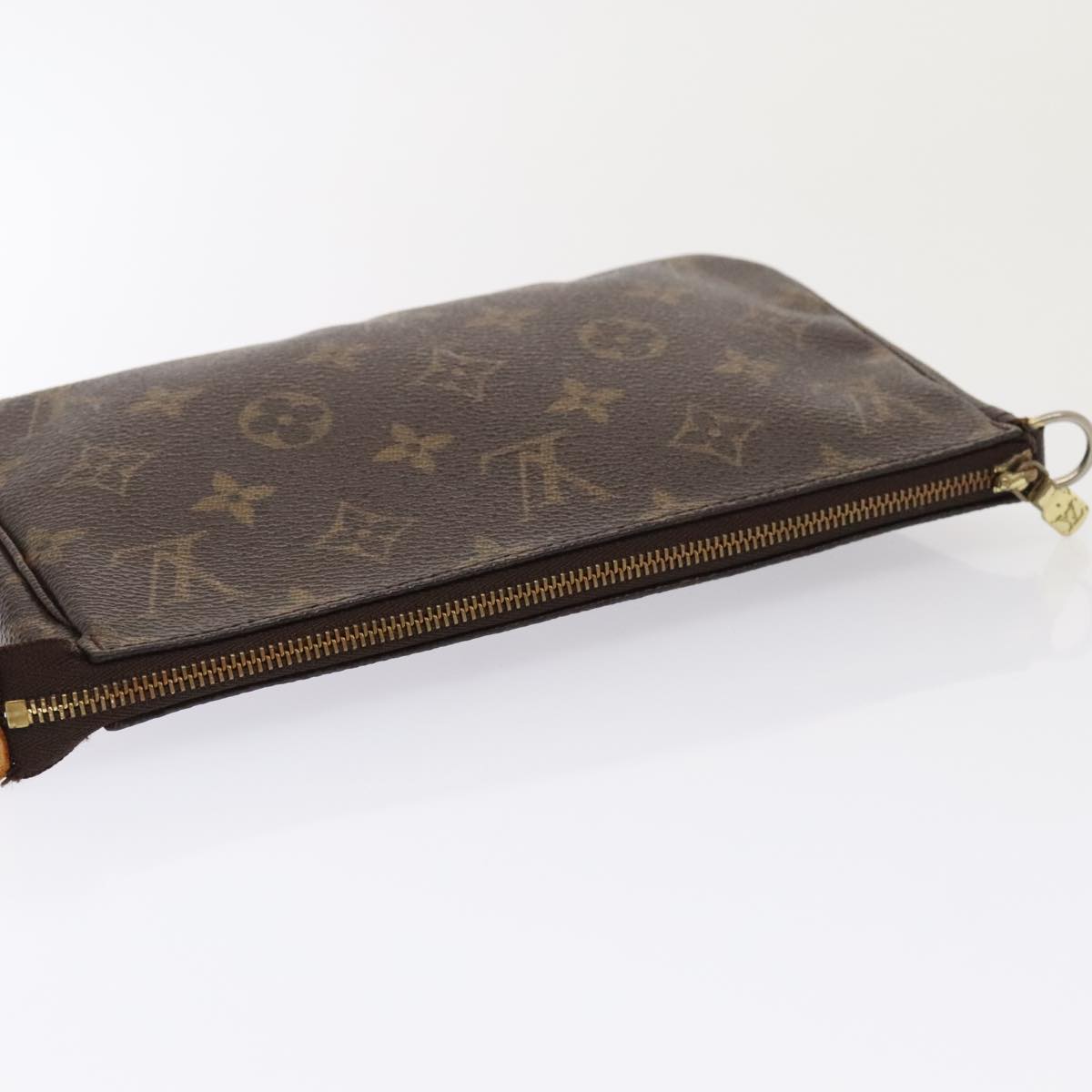 LOUIS VUITTON Monogram Pochette Accessoires Pouch M51980 LV Auth 93922