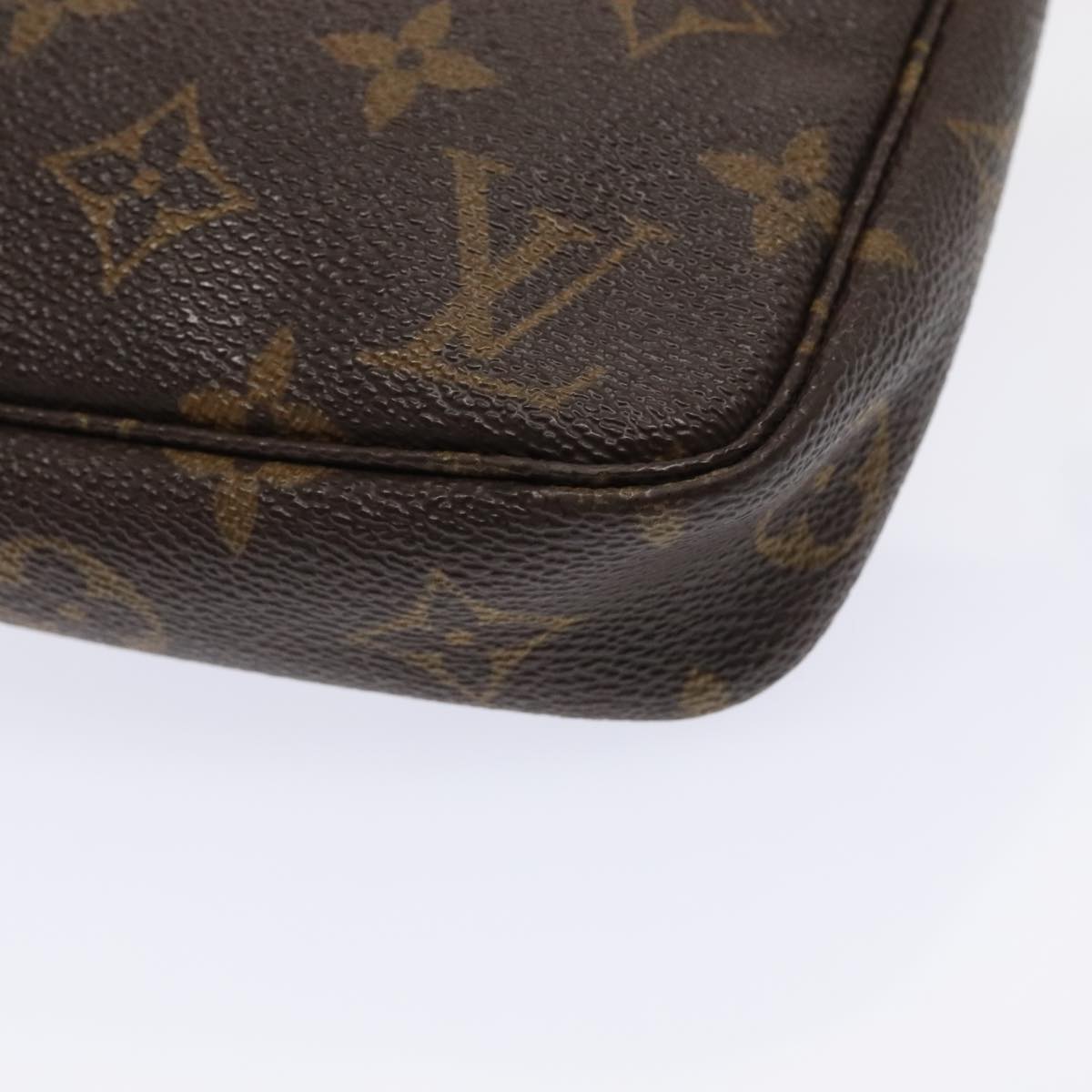 LOUIS VUITTON Monogram Pochette Accessoires Pouch M51980 LV Auth 93923