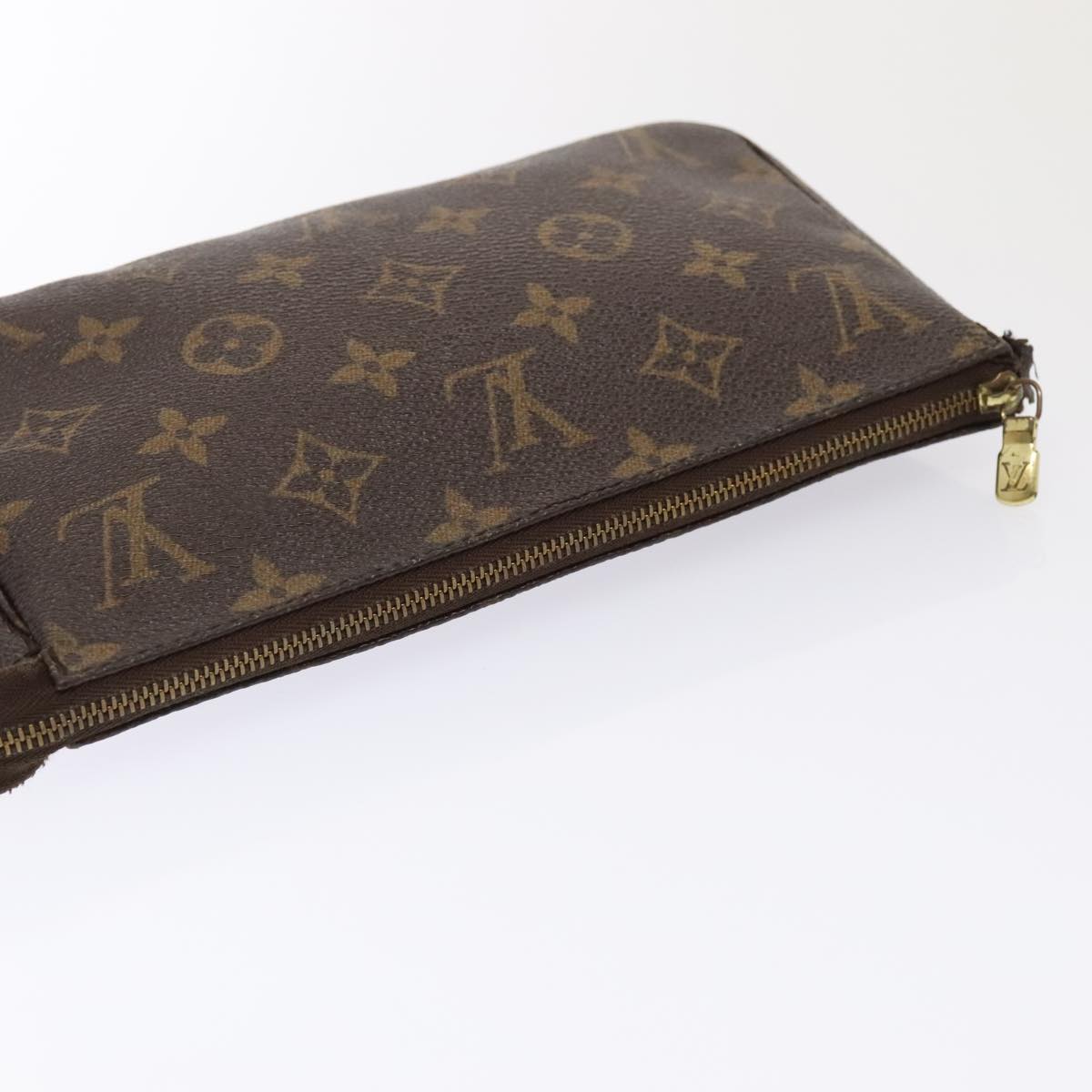 LOUIS VUITTON Monogram Pochette Accessoires Pouch M51980 LV Auth 93923