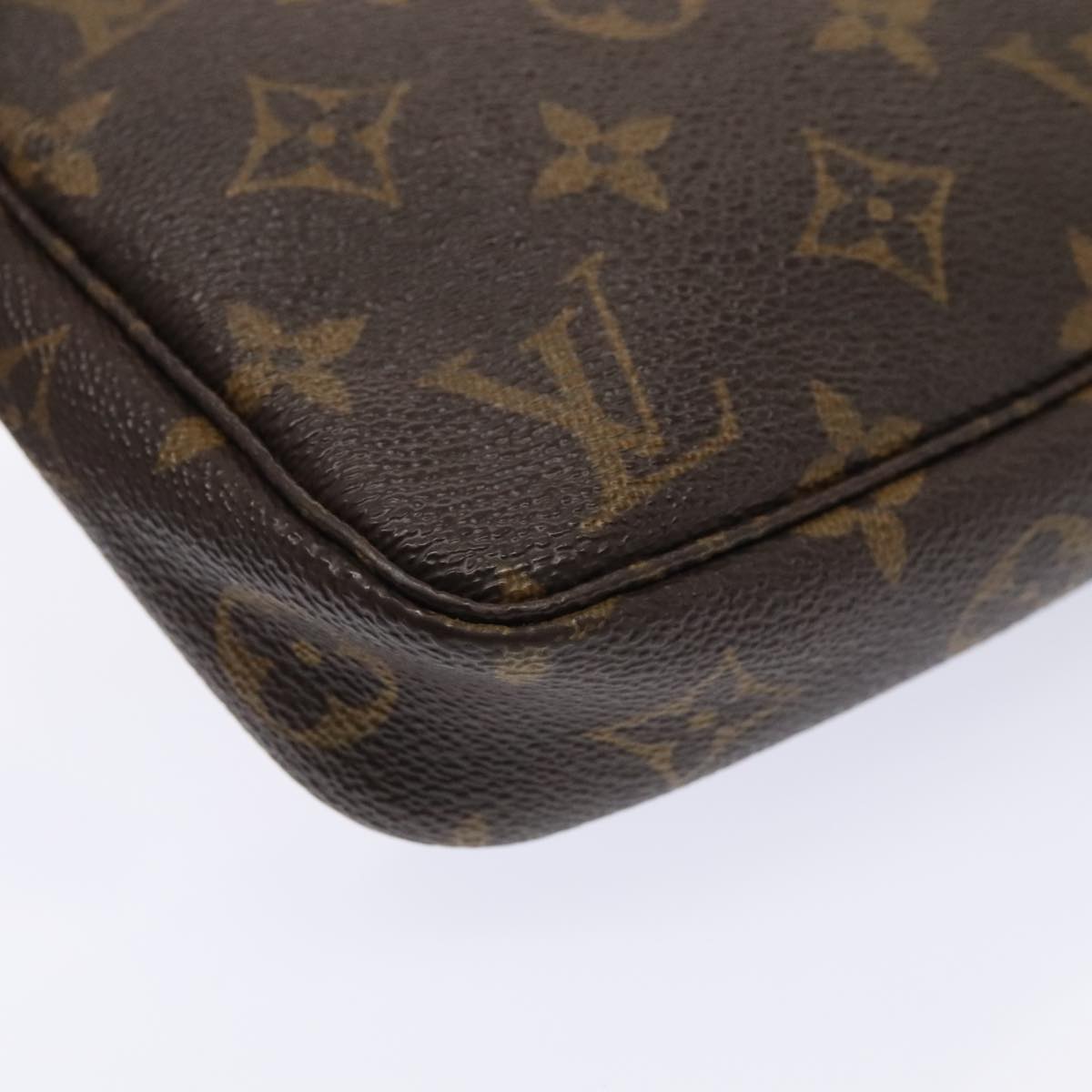 LOUIS VUITTON Monogram Pochette Accessoires Pouch M51980 LV Auth 93923