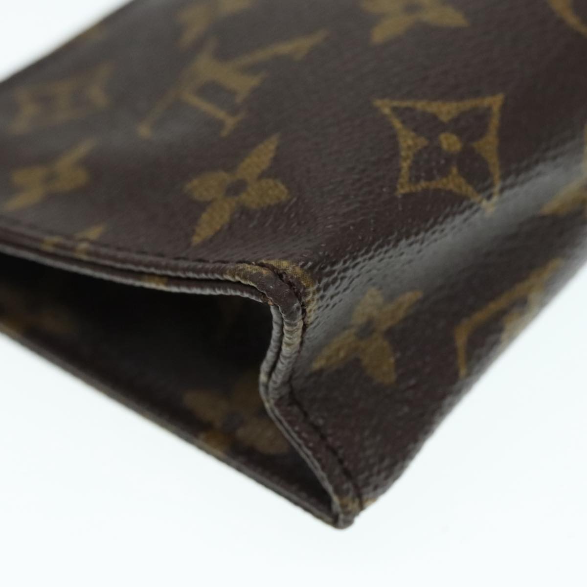 LOUIS VUITTON Monogram Poche Toilette 15 Pouch M47546 LV Auth 93926