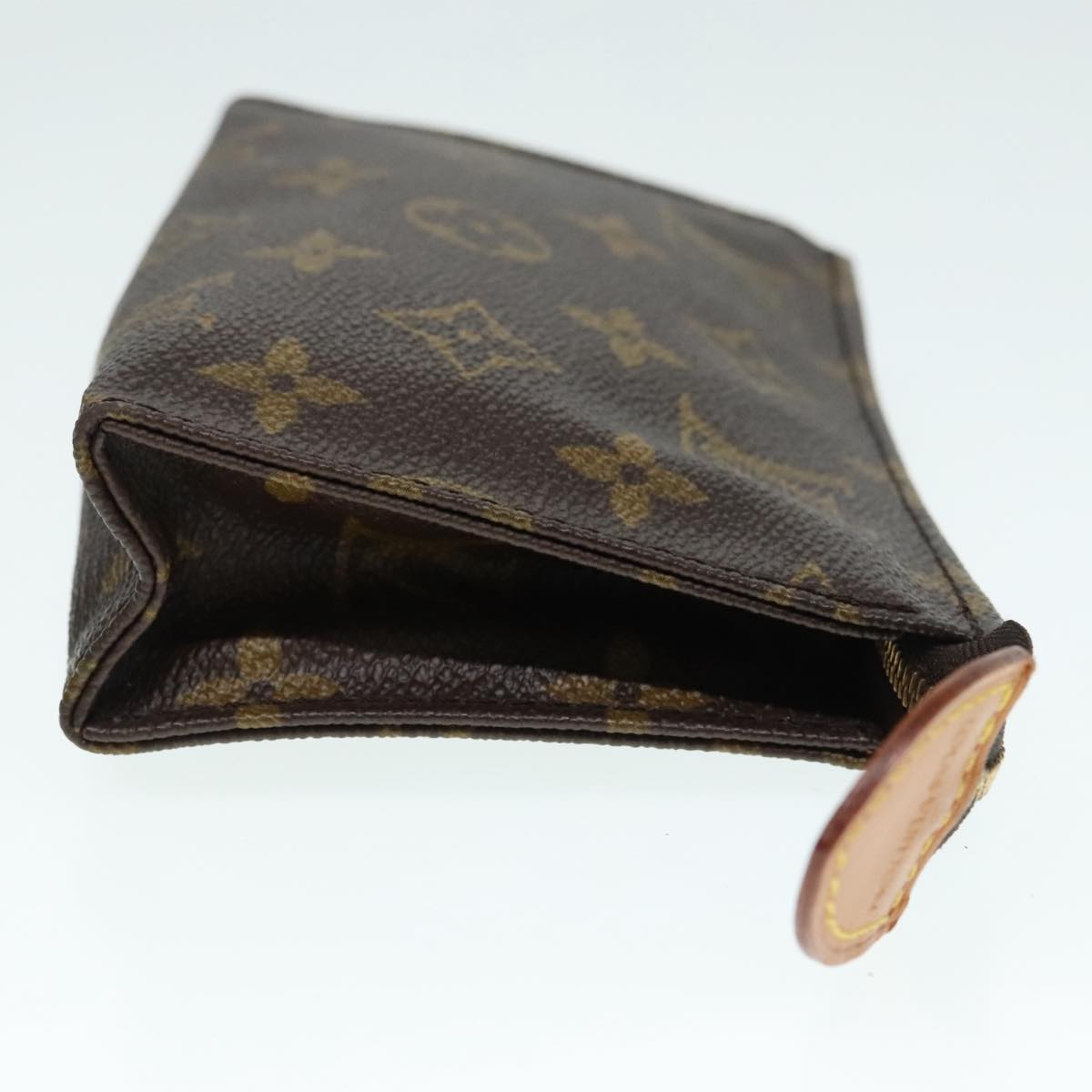 LOUIS VUITTON Monogram Poche Toilette 15 Pouch M47546 LV Auth 93926