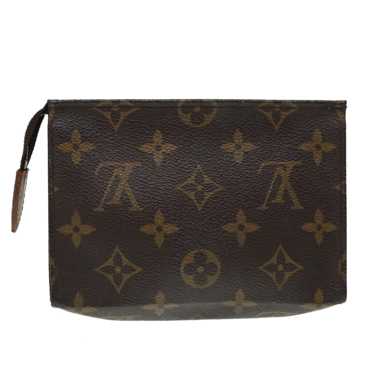 LOUIS VUITTON Monogram Poche Toilette 15 Pouch M47546 LV Auth 93927