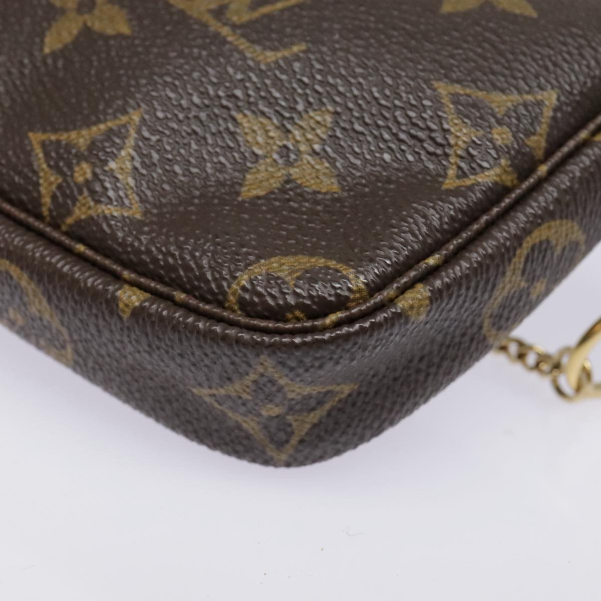 LOUIS VUITTON Monogram Mini Pochette Accessoires Pouch M58009 LV Auth 93933